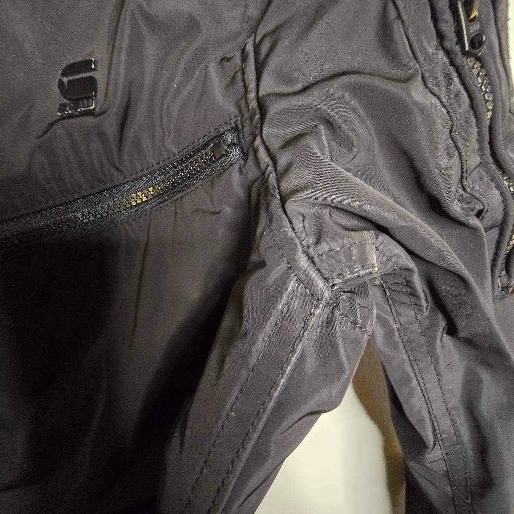 G-Star G-Star Raw Timor Biker Overshirt Jacket Women’s Small Black Size S / US 4 / IT 40 - 12 Thumbnail
