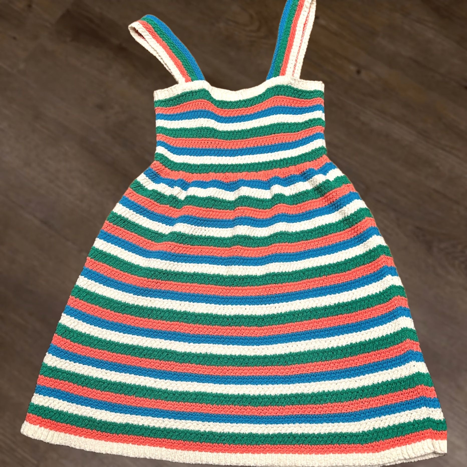 zara striped crochet dress ZARA STUDIO BLACK AND RED LONG STRIPED CROCHET DRESS SS18 SIZES S & M NEW  TAGS