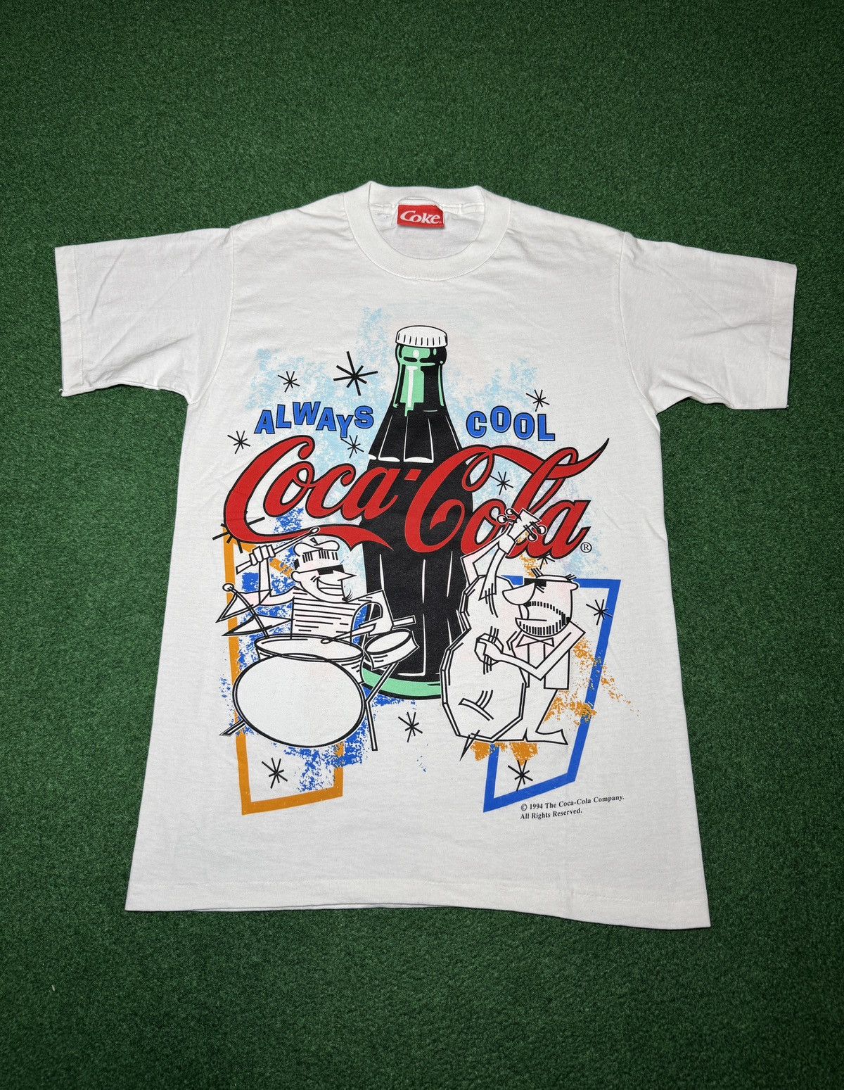 Coca Cola Vintage 90s Coca Cola Coke Company Retro Med Soda T Shirt Size US M / EU 48-50 / 2 - 1 Thumbnail