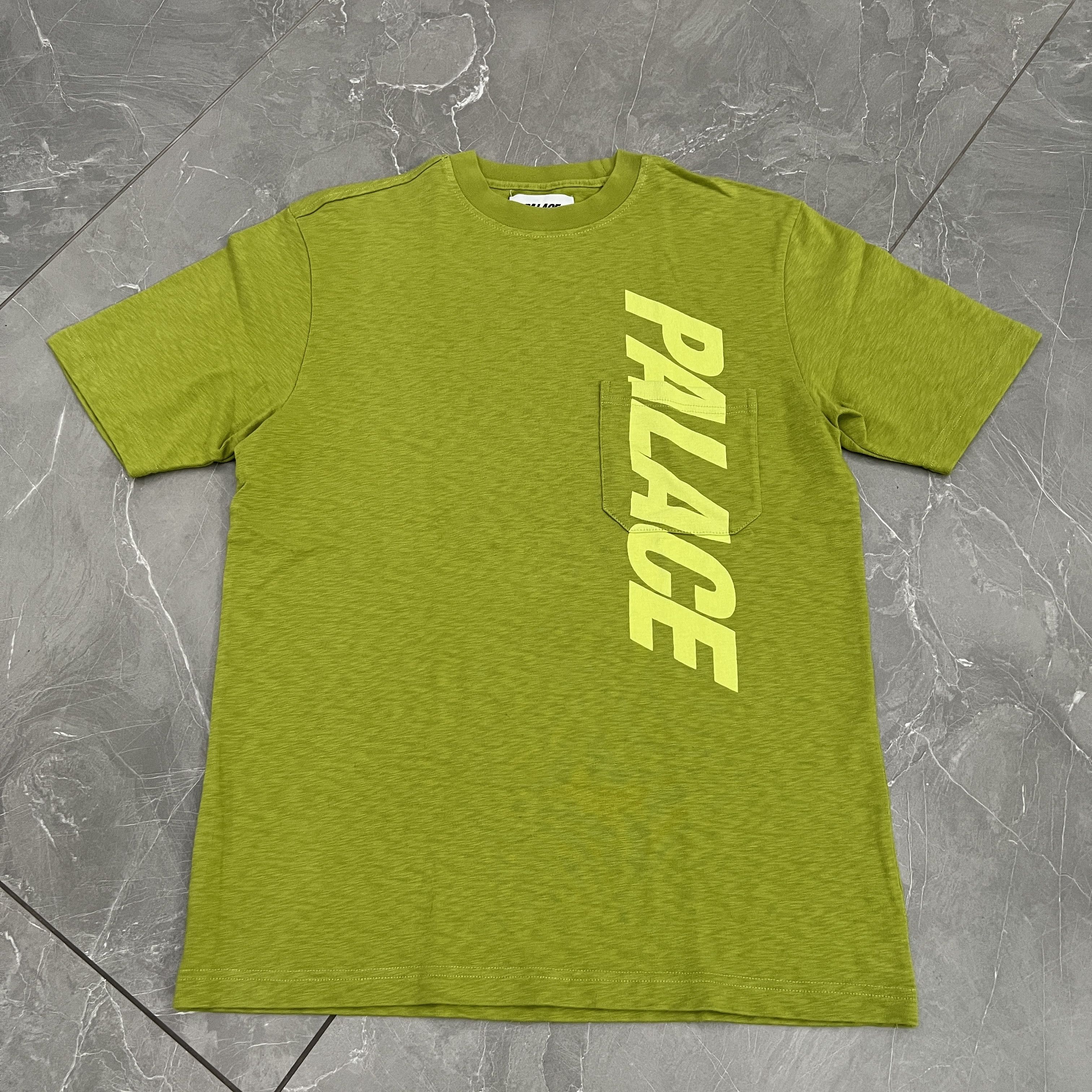 Palace Palace P-Sub Pocket Green Tee Diagonal Logo SS21 Size US S / EU 44-46 / 1 - 1 Thumbnail