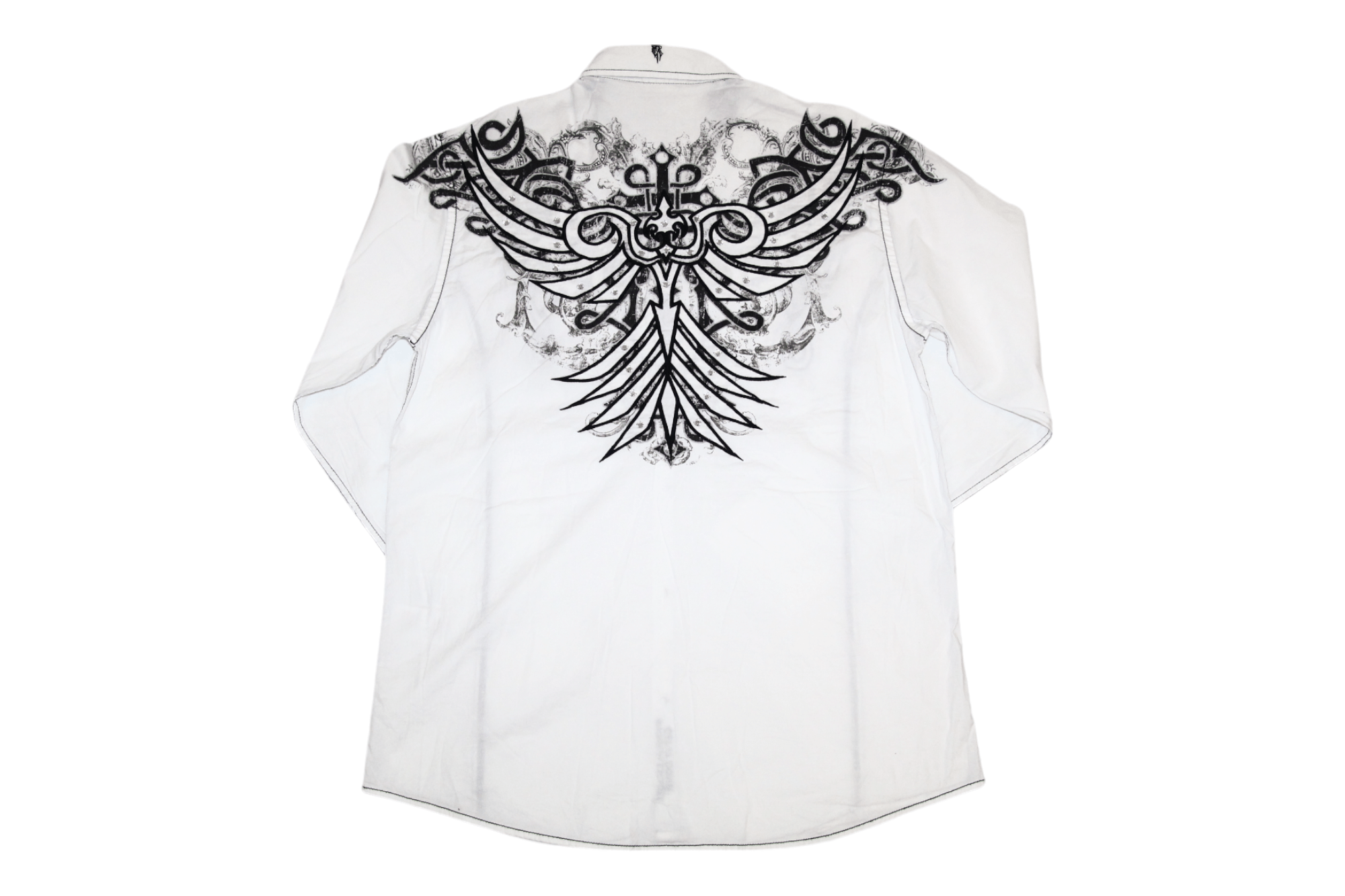 Roar ROAR Strength Refined Tribal Artwork Rhinestones Trim Shirt Size US L / EU 52-54 / 3 - 1 Thumbnail