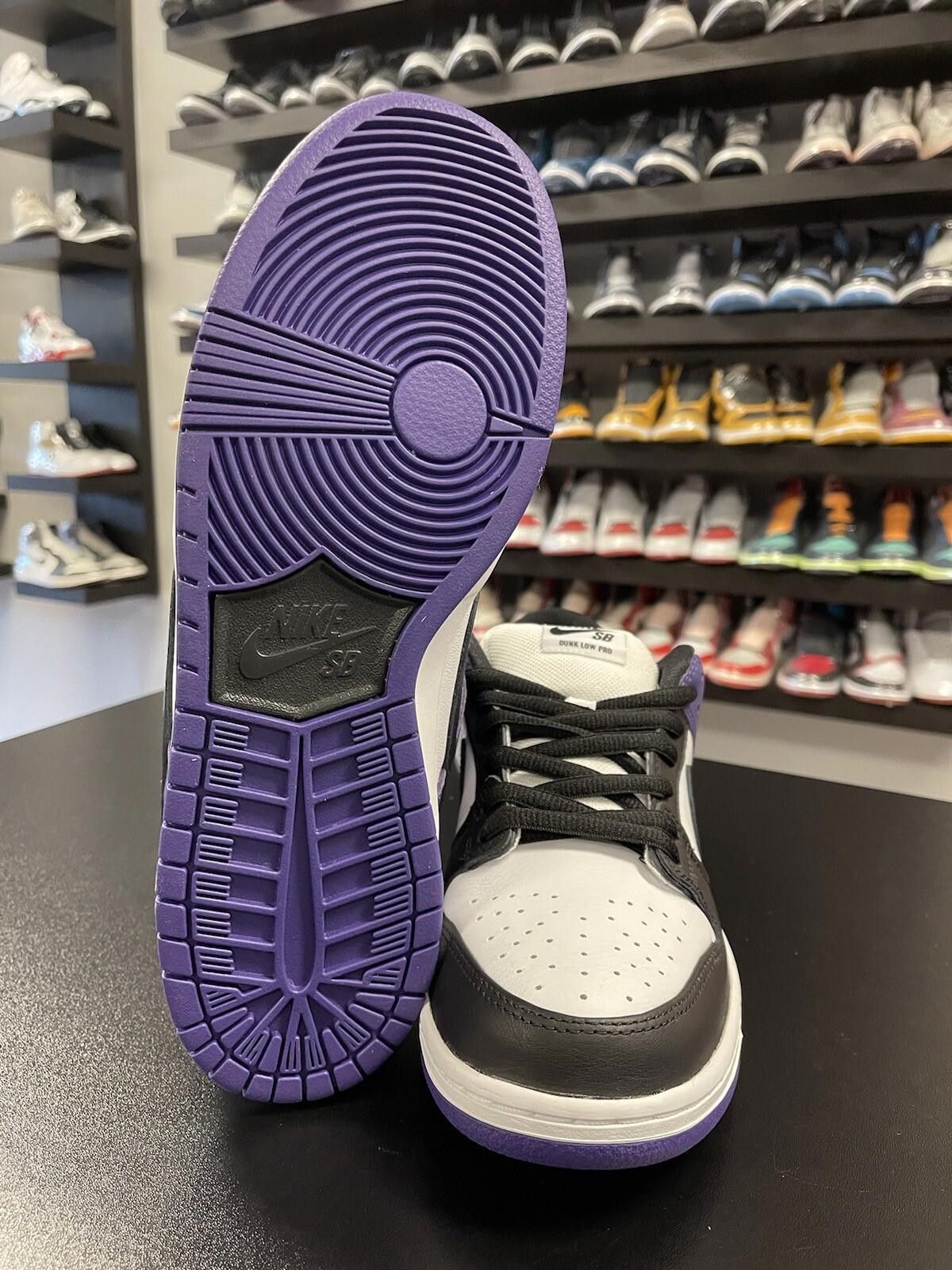 Nike Size 11.5 - Nike Dunk SB Low Court Purple BQ6817 500 Size US 11.5 / EU 44-45 - 10 Thumbnail