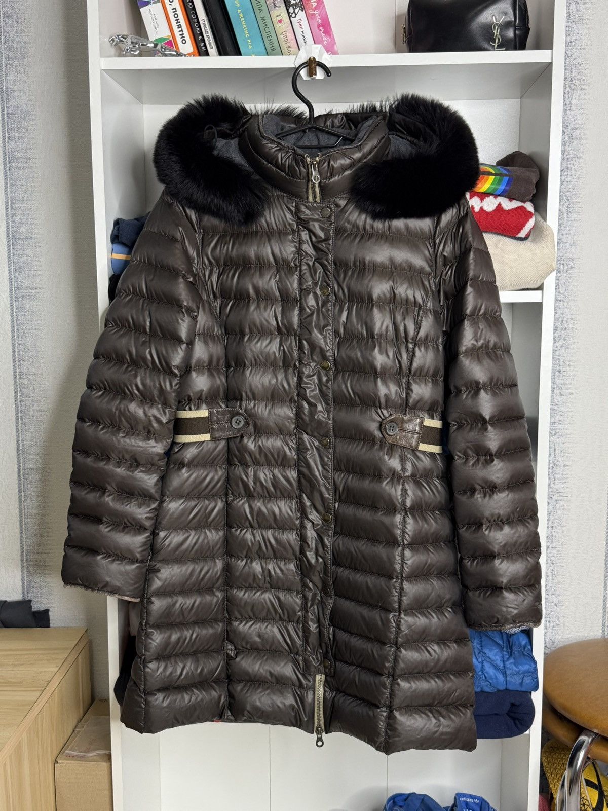 Duvetica Duvetica Brown Goose Down belted jacket size 42 Size S / US 4 / IT 40 - 1 Thumbnail
