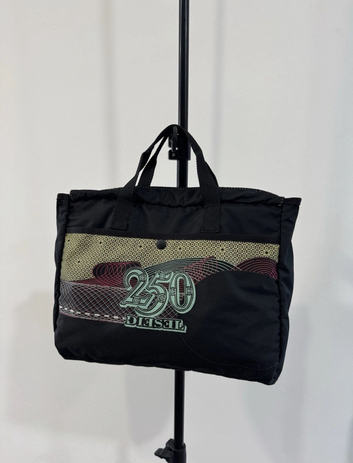 Diesel Vintage Diesel Y2K Nylon Big Logo Reversible Tote Woman Bags Size ONE SIZE - 3 Thumbnail