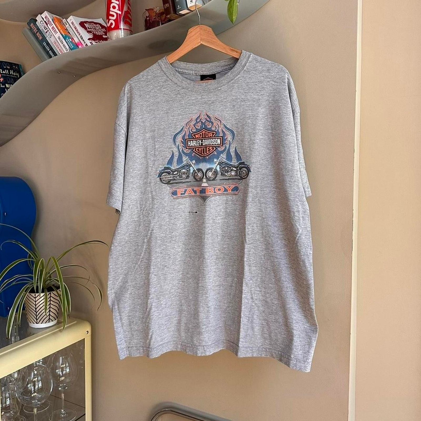 Harley Davidson Vintage Harley Davidson Fat Boy Shirt Size US XL / EU 56 / 4 - 1 Thumbnail