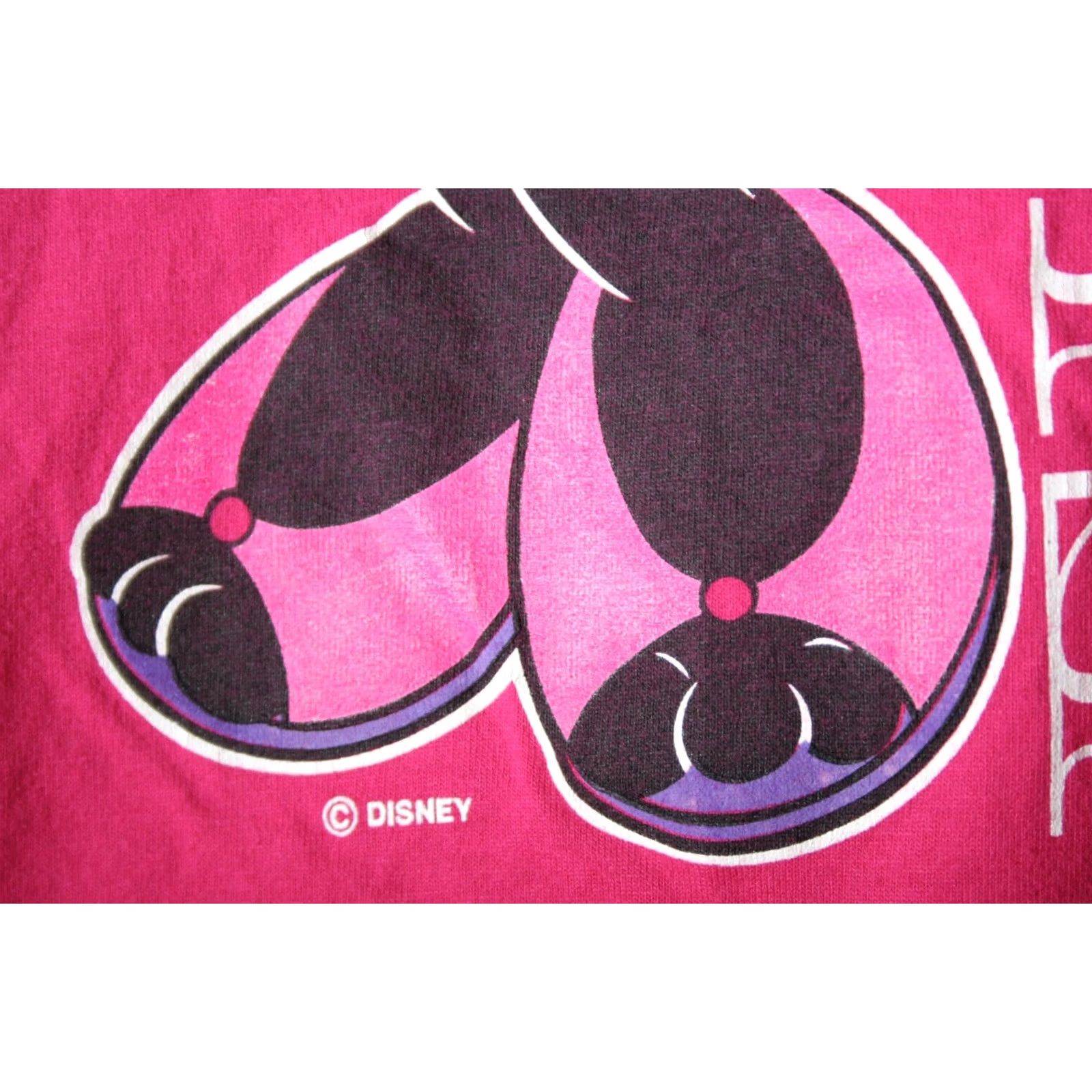 Velva Sheen VINTAGE Velva Sheen MICKEY UNLIMITED Minnie Mouse Florida Pink T-Shirt L/XL Short Sleeve Graphic Tee 1990s Mens Size US L / EU 52-54 / 3 - 5 Thumbnail