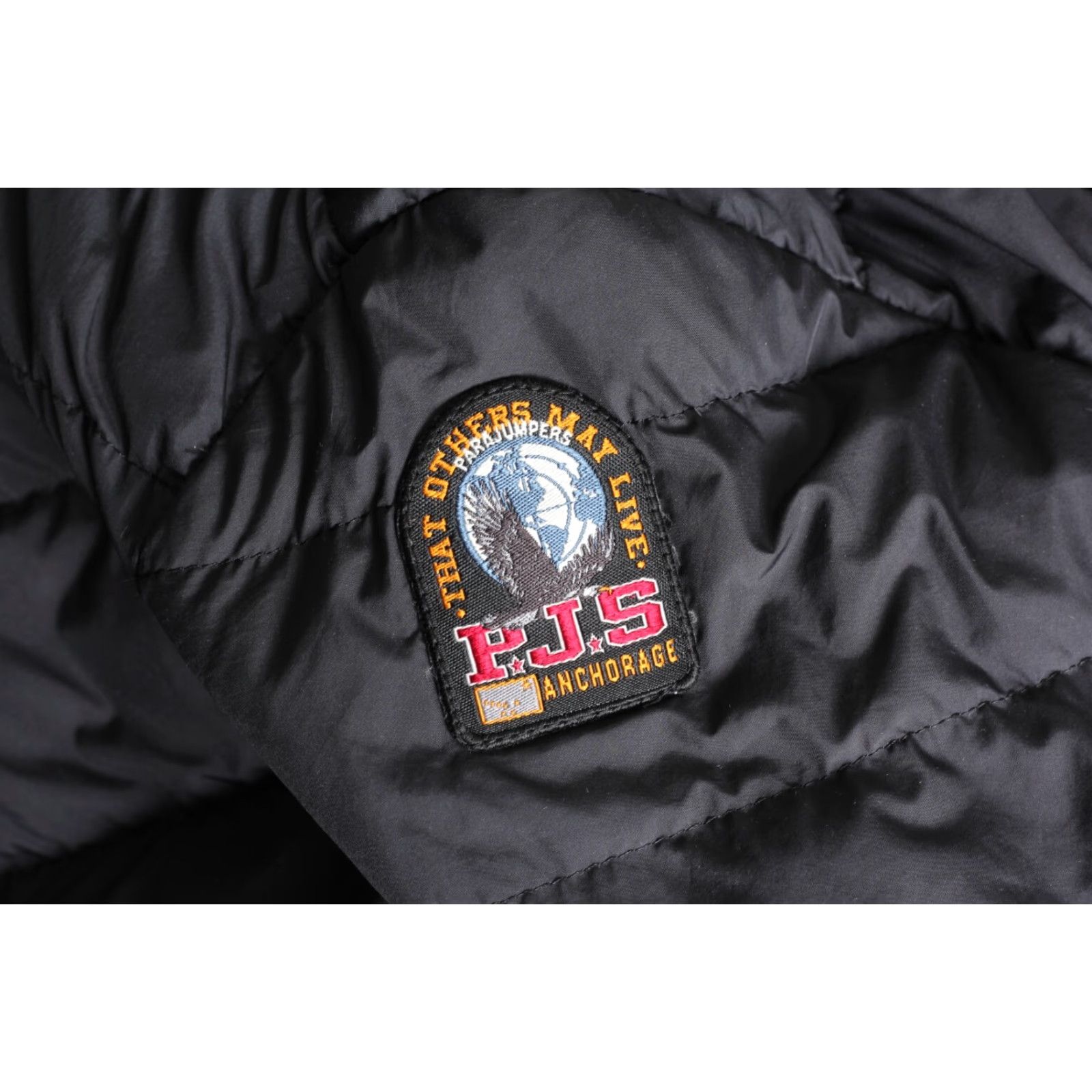 Parajumpers PARAJUMPERS Super Lightweight Hooded Down Jacket Women L Slim Puffer Black Size L / US 10 / IT 46 - 4 Thumbnail
