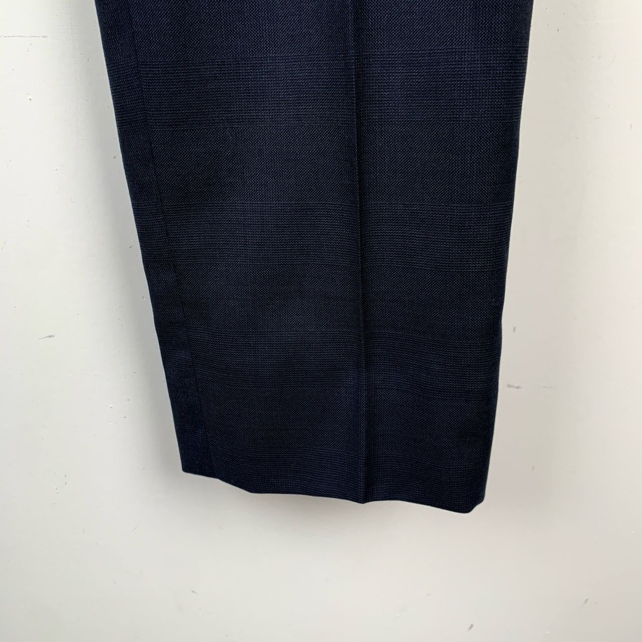 Dior Dior Mens Navy Blue Virgin Wool Straight-Leg Suit Trousers 4 Size US 32 / EU 48 - 4 Thumbnail