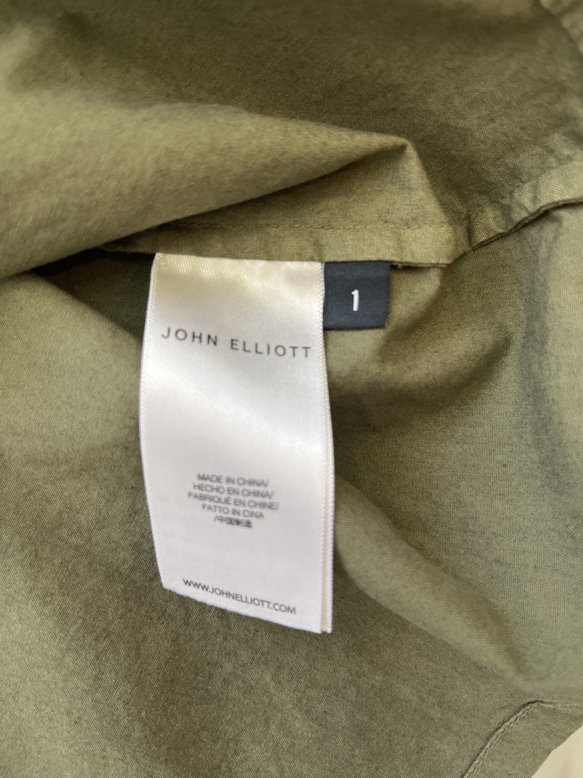 John Elliott Cotton Himalayan Work Shirt / Juniper / 1 / Small Size US S / EU 44-46 / 1 - 4 Thumbnail