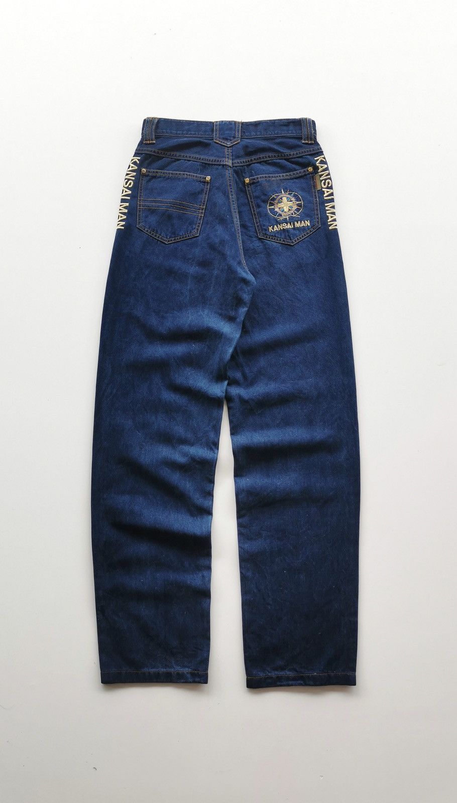 Kansai Yamamoto Vintage Kansai Man Embroidery Logo Jeans ( Size 28x43.5 ) Size US 28 / EU 44 - 10 Thumbnail