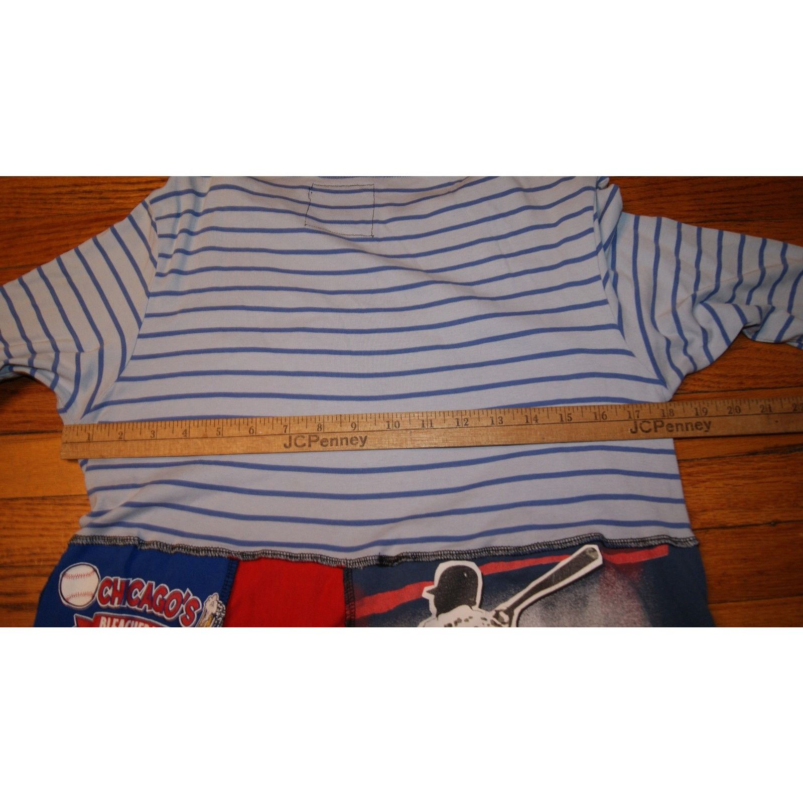 Handmade Chicago Cubs Boho Womens L Long Sleeve Shirt Dress Handmade Size L / US 10 / IT 46 - 8 Thumbnail