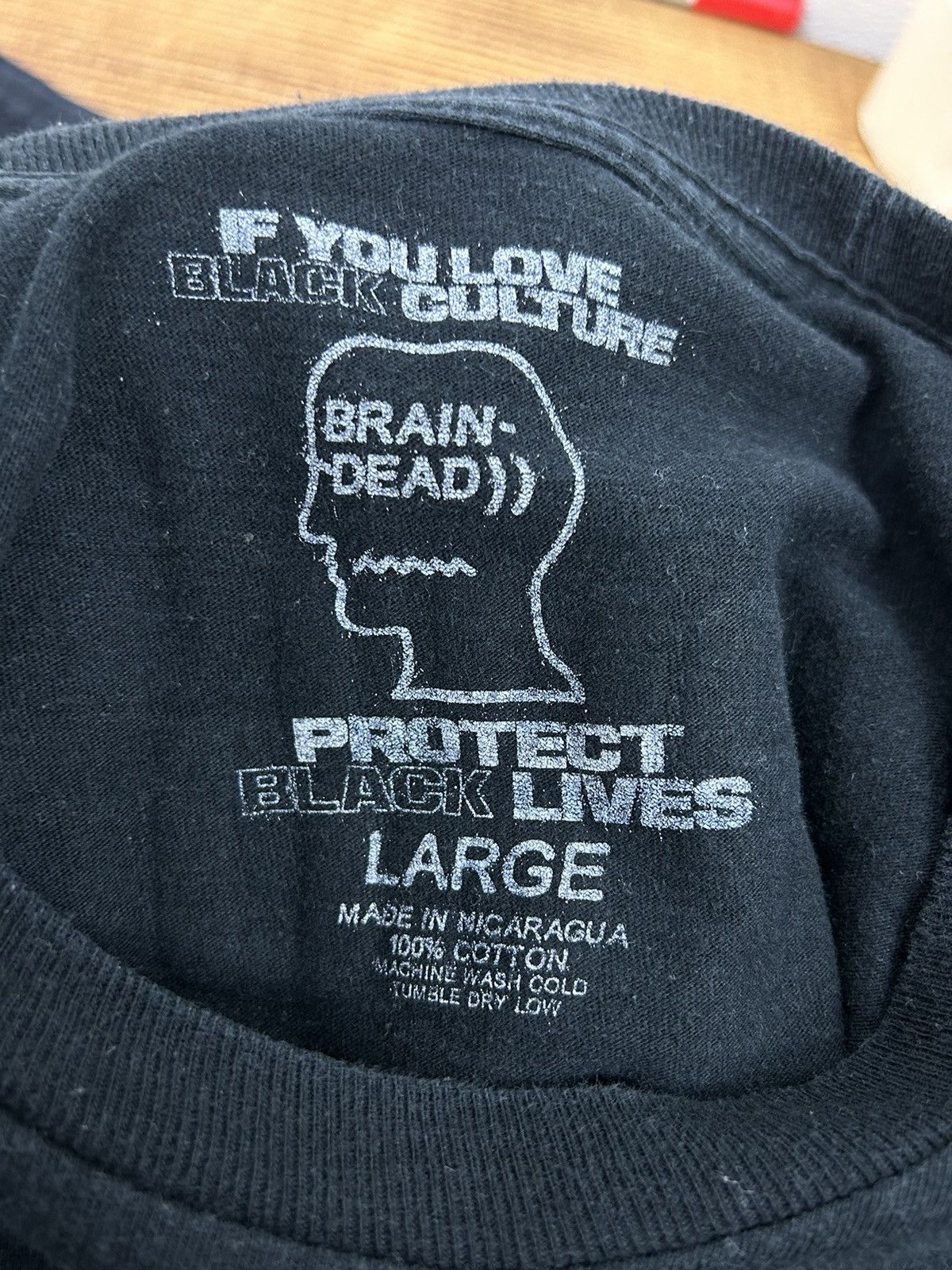Brain Dead Brain Dead Blood Orange Protect Black Lives T-Shirt In Black Size US L / EU 52-54 / 3 - 8 Thumbnail