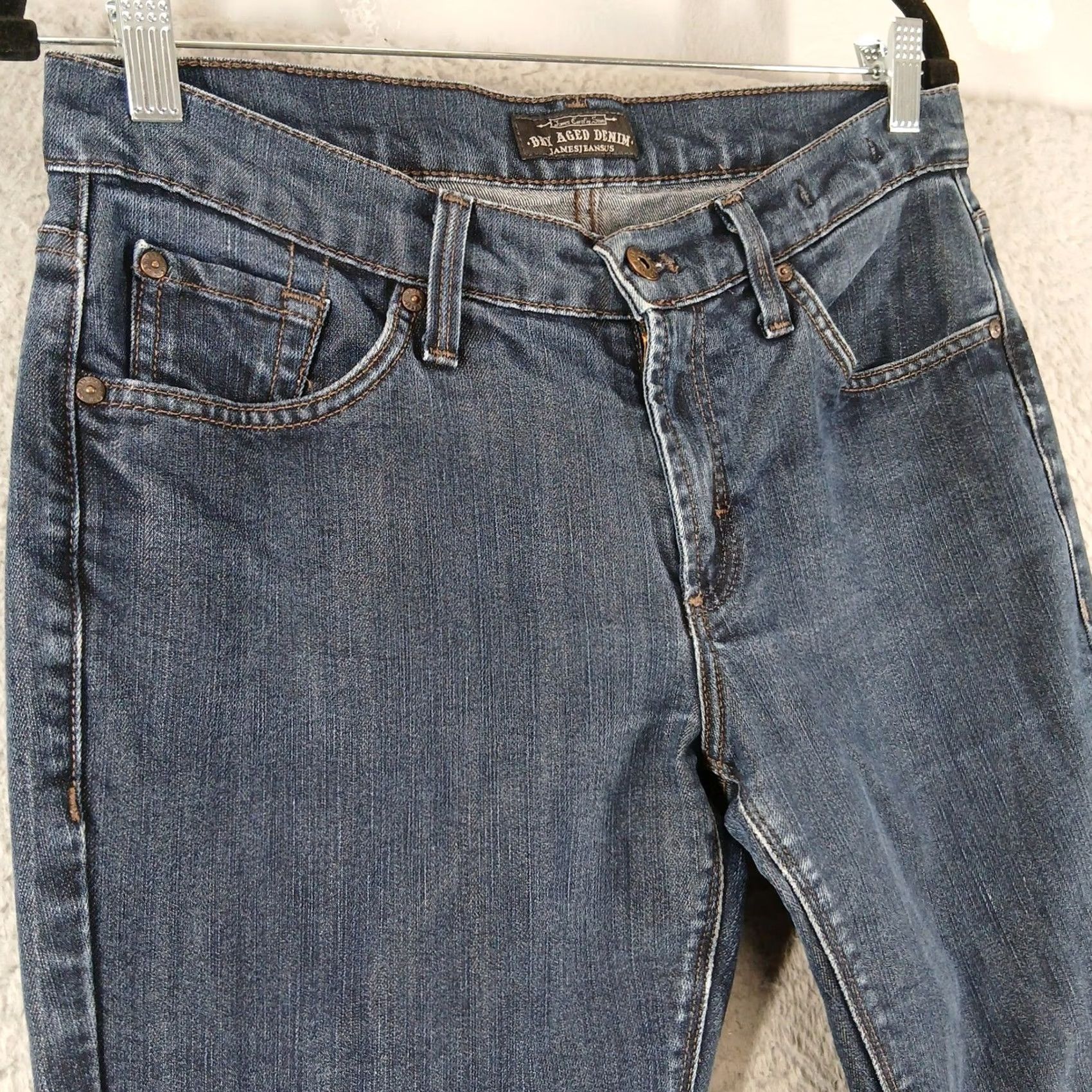 Vintage James Jeans Straight Leg Denim Jeans Size 31 USA Dry Aged Size US 31 - 7 Thumbnail