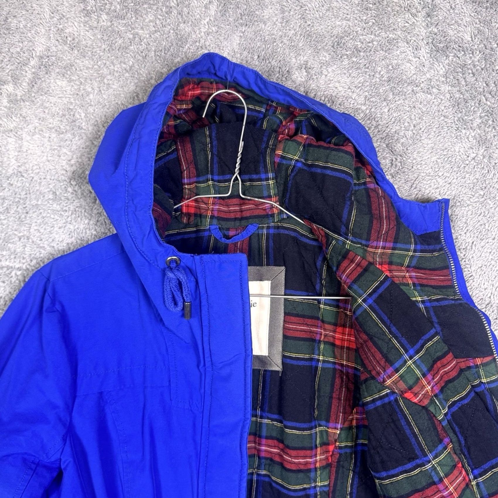 Abercrombie & Fitch VINTAGE Abercrombie & Fitch Jacket Womens M Crop Flannel Lined Bomber Chore Y2K Windbreaker Size M / US 6-8 / IT 42-44 - 3 Thumbnail