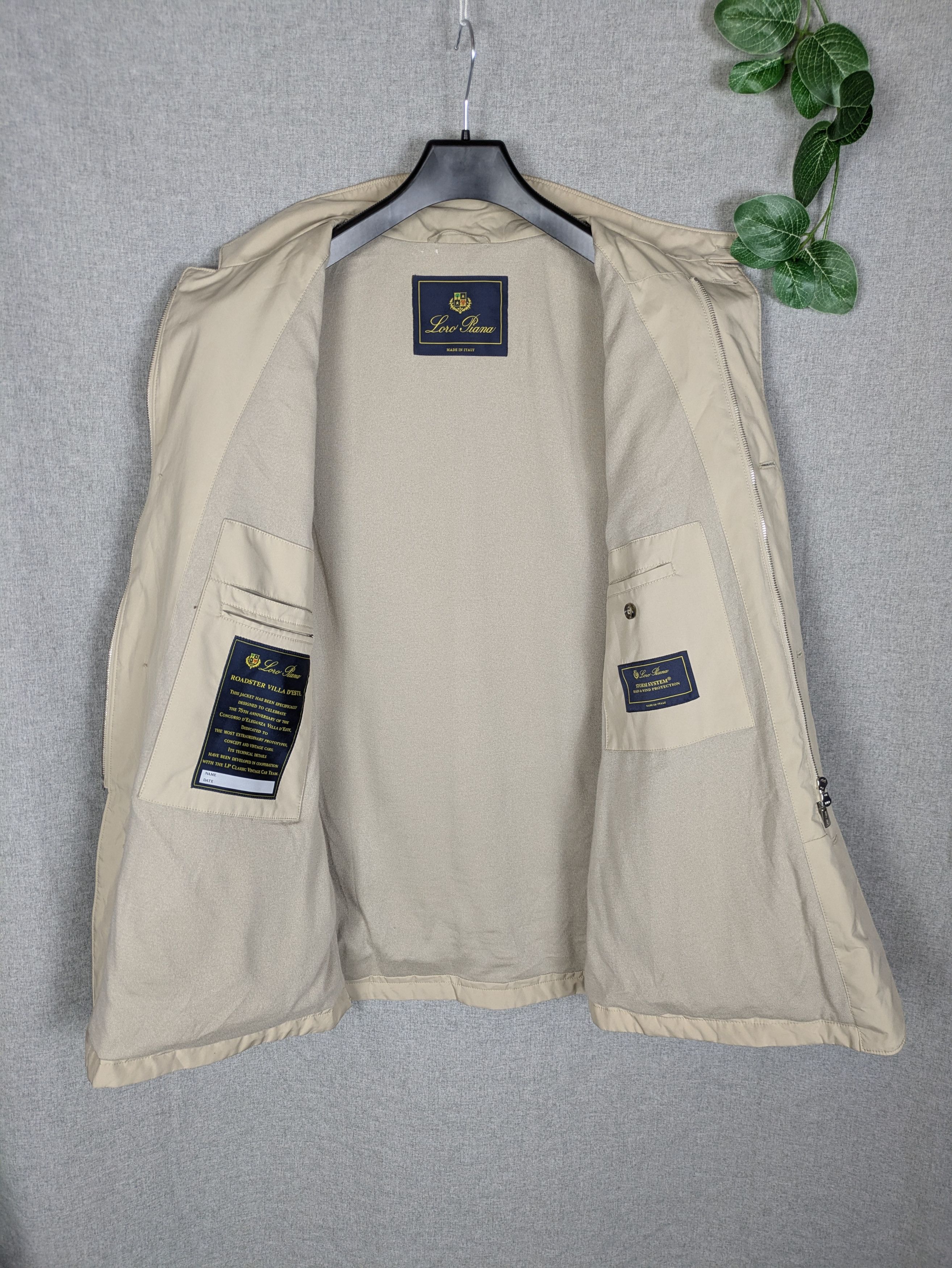 Loro Piana loro piana roadster villa d este XL man windbreaker jacket Size US XL / EU 56 / 4 - 4 Thumbnail