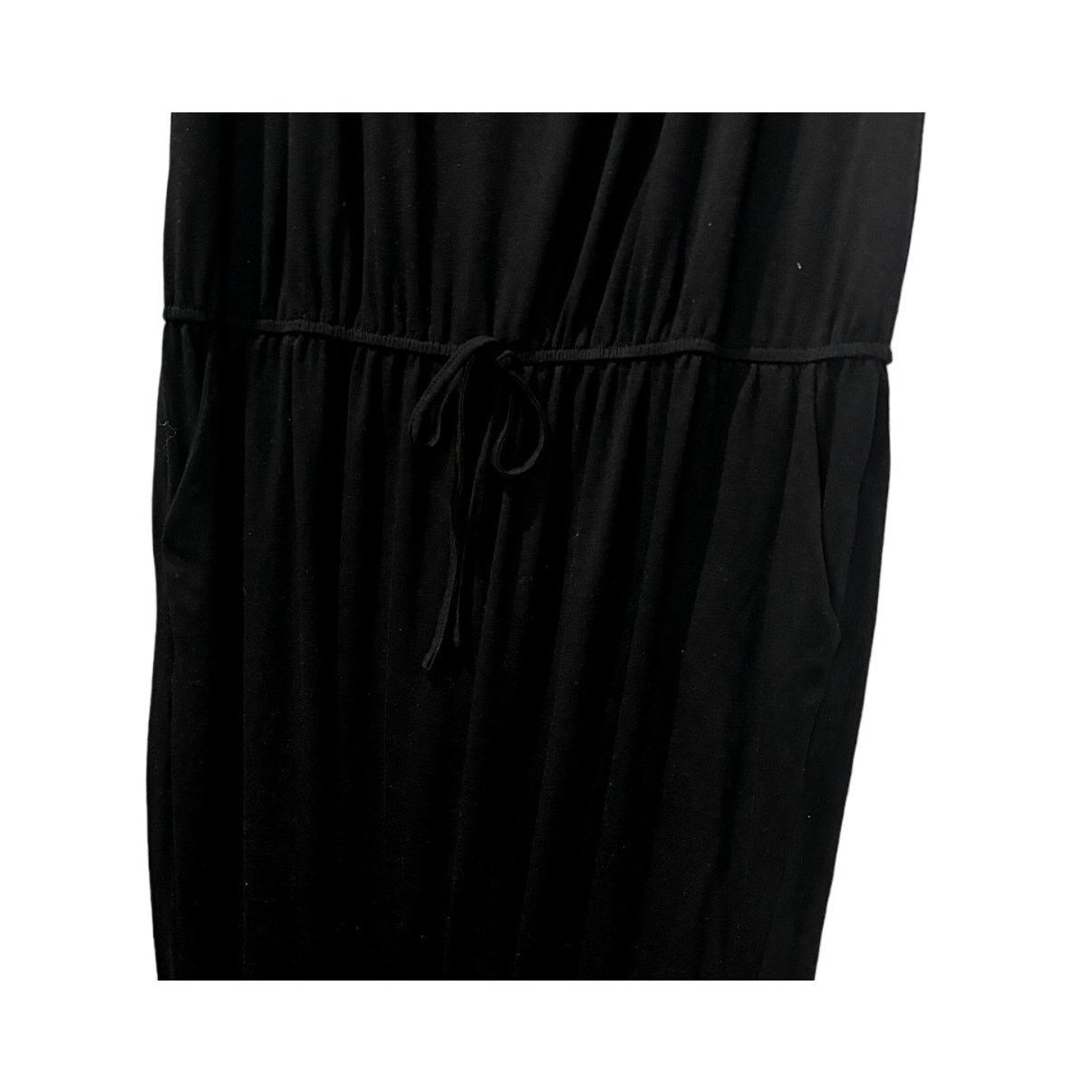 Shein SHEIN Women's Black Loose Casual Short Sleeve Romper Sz 2xx Size 40" / US 18 - 4 Thumbnail