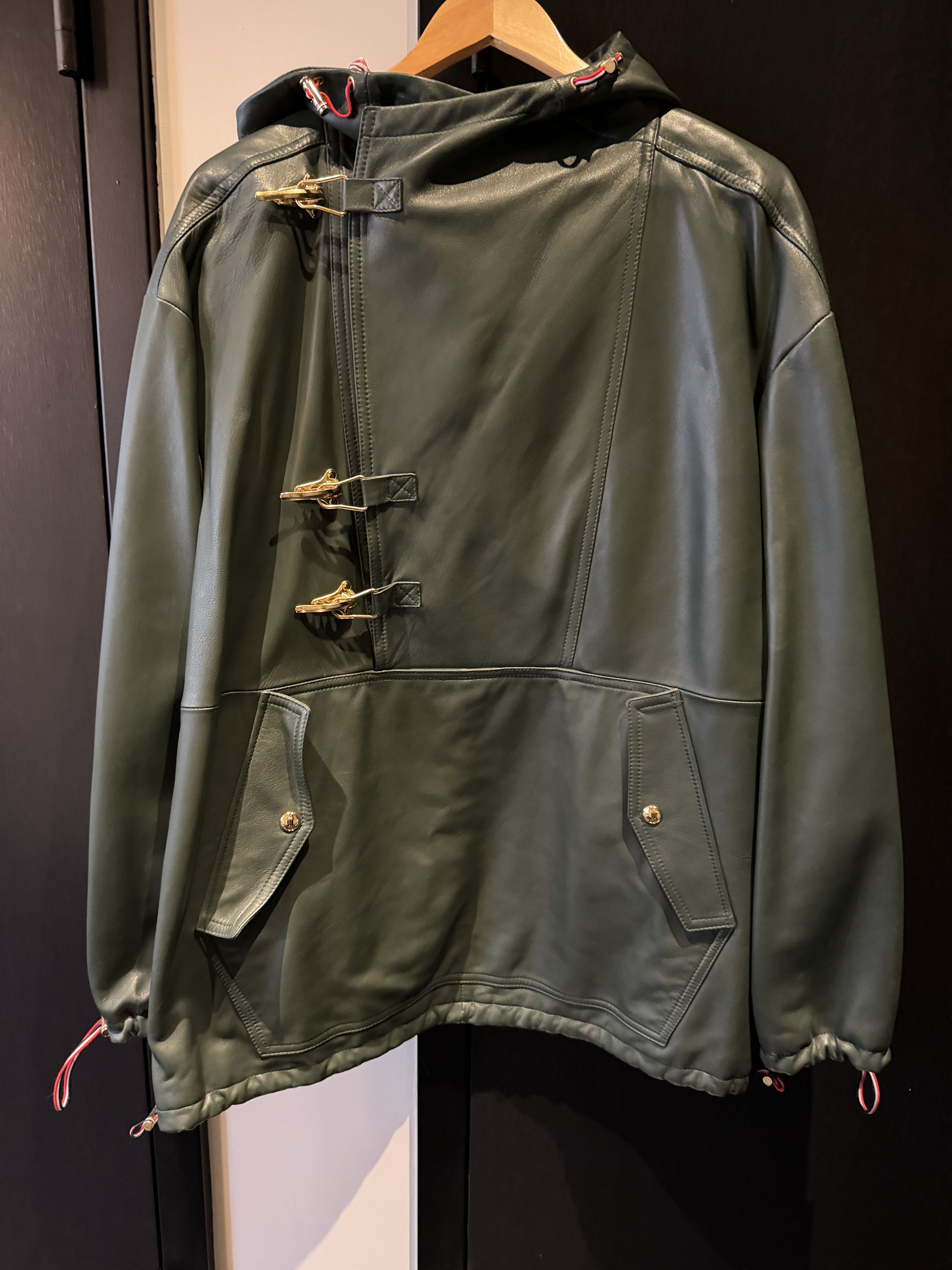 Thom Browne Thom Browne Leather Parka Size US M / EU 48-50 / 2 - 7 Thumbnail