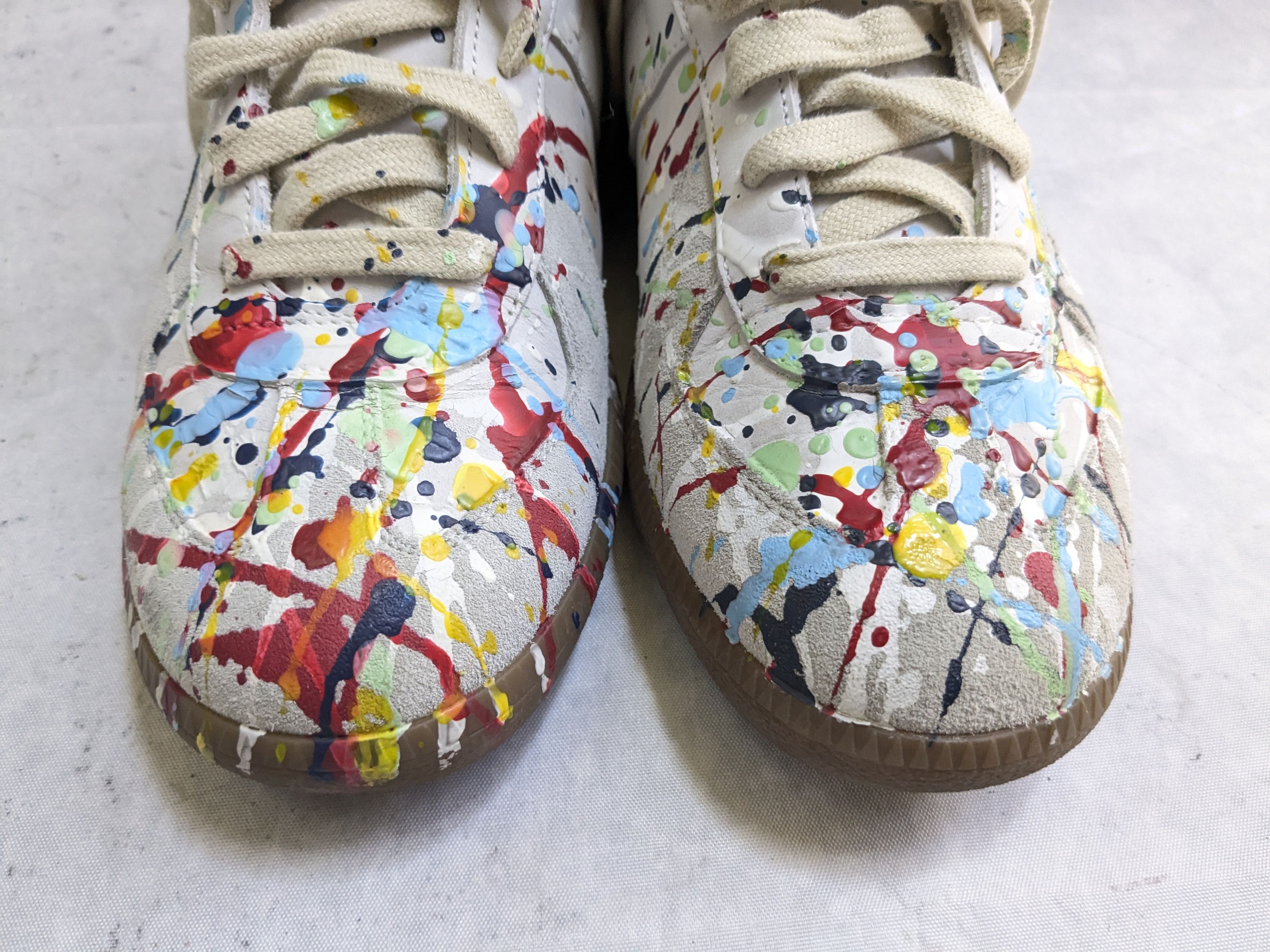 Maison Margiela Maison Margiela Replica GAT Paint Splatter 8 41 Gum Size US 8 / EU 41 - 5 Thumbnail