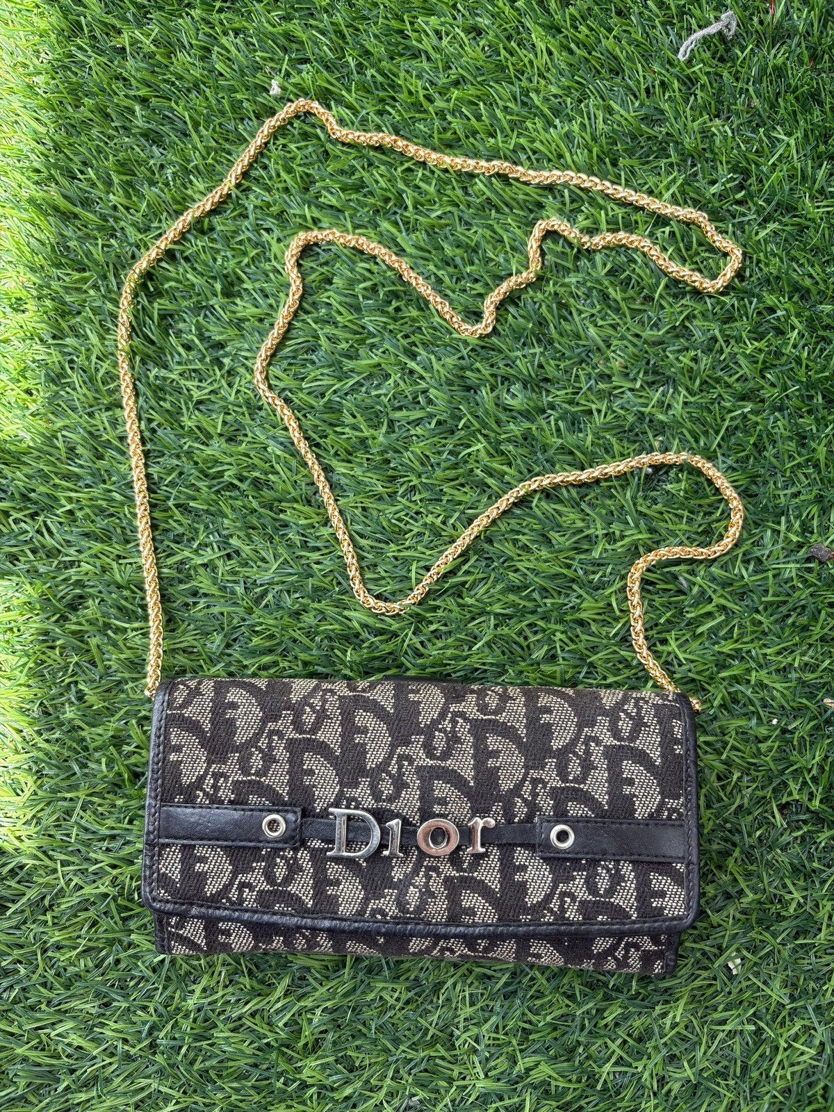 Dior Christian Dior Monogram Chain Wallet / Shoulder Bag Size ONE SIZE - 1 Thumbnail