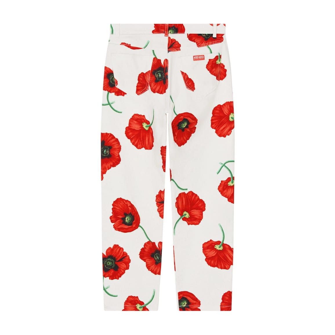 Kenzo o1mle0724 Floral Printed Loose Fit Pants in Multicolor Size US 32 / EU 48 - 2 Thumbnail