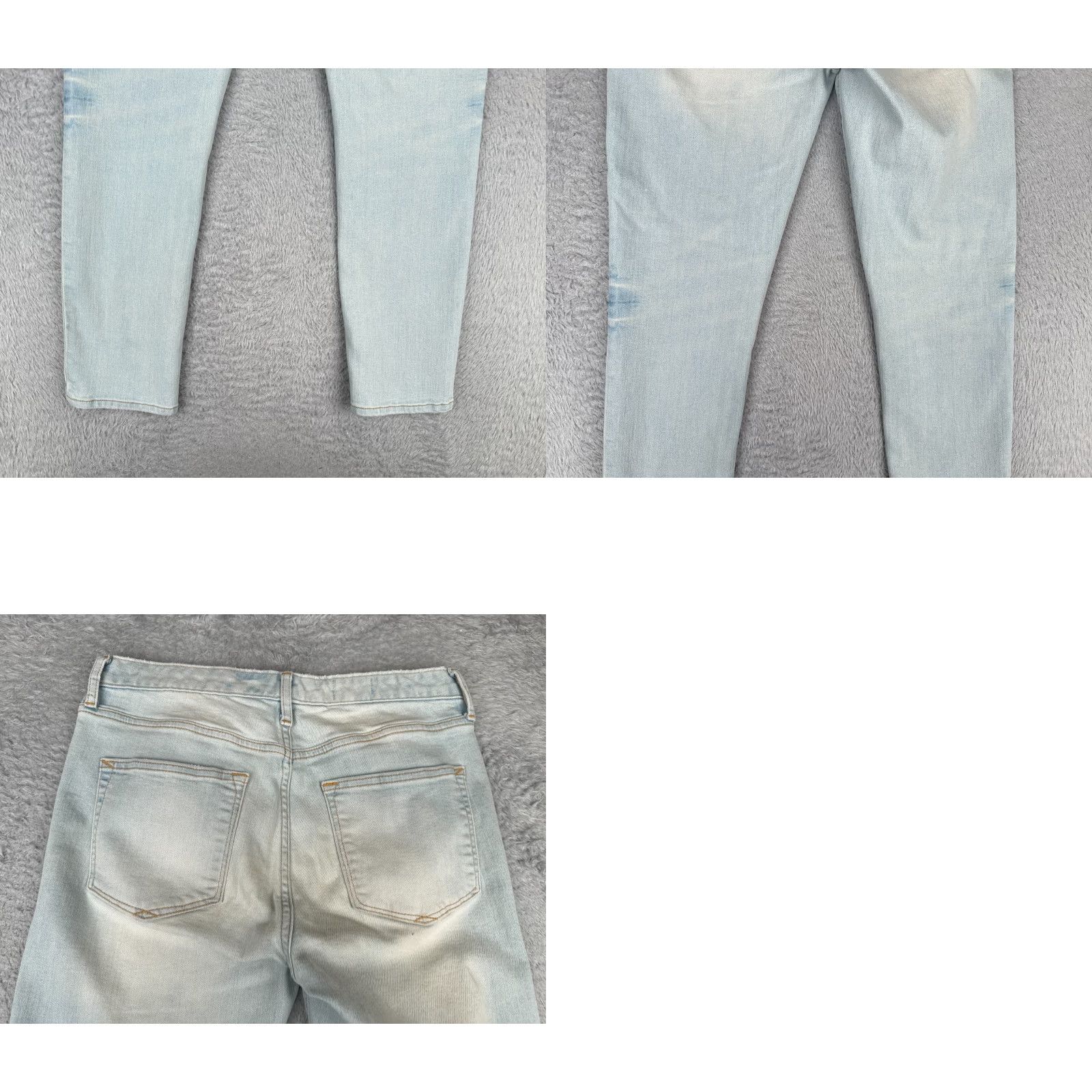 Gap Gap Jeans Women 28 Blue Denim Always Skinny High Rise Light Wash Distressed 28L Size 28" / US 6 / IT 42 - 10 Thumbnail