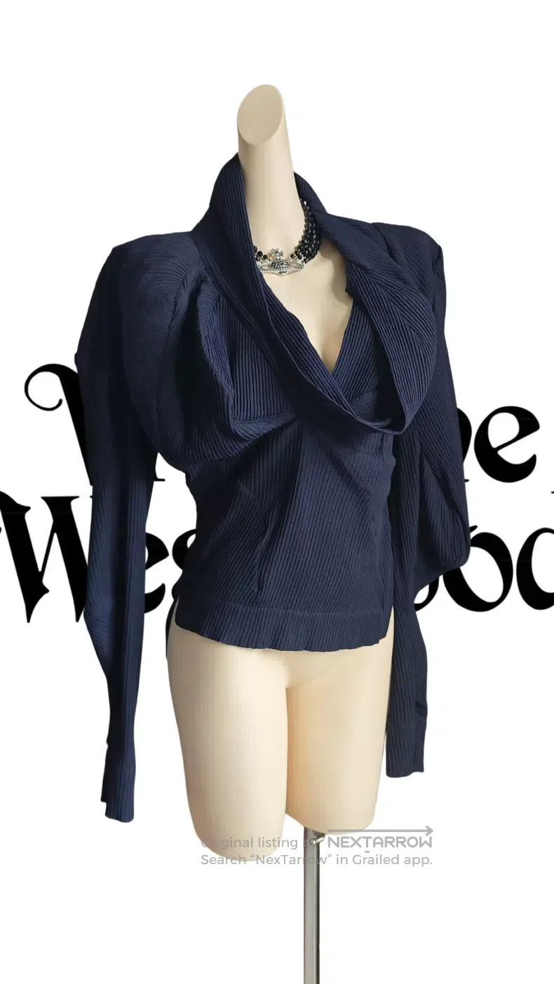 Vivienne Westwood Vivienne Westwood Blue Bud Deformation Shirt Size XS / US 0-2 / IT 36-38 - 2 Thumbnail