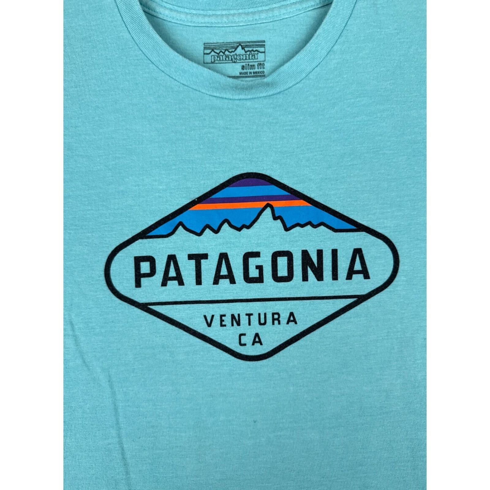 Patagonia Patagonia Shirt Men Small Blue Crew Neck Cotton Blend Slim Fit Fitz Roy Crest Size US S / EU 44-46 / 1 - 6 Thumbnail