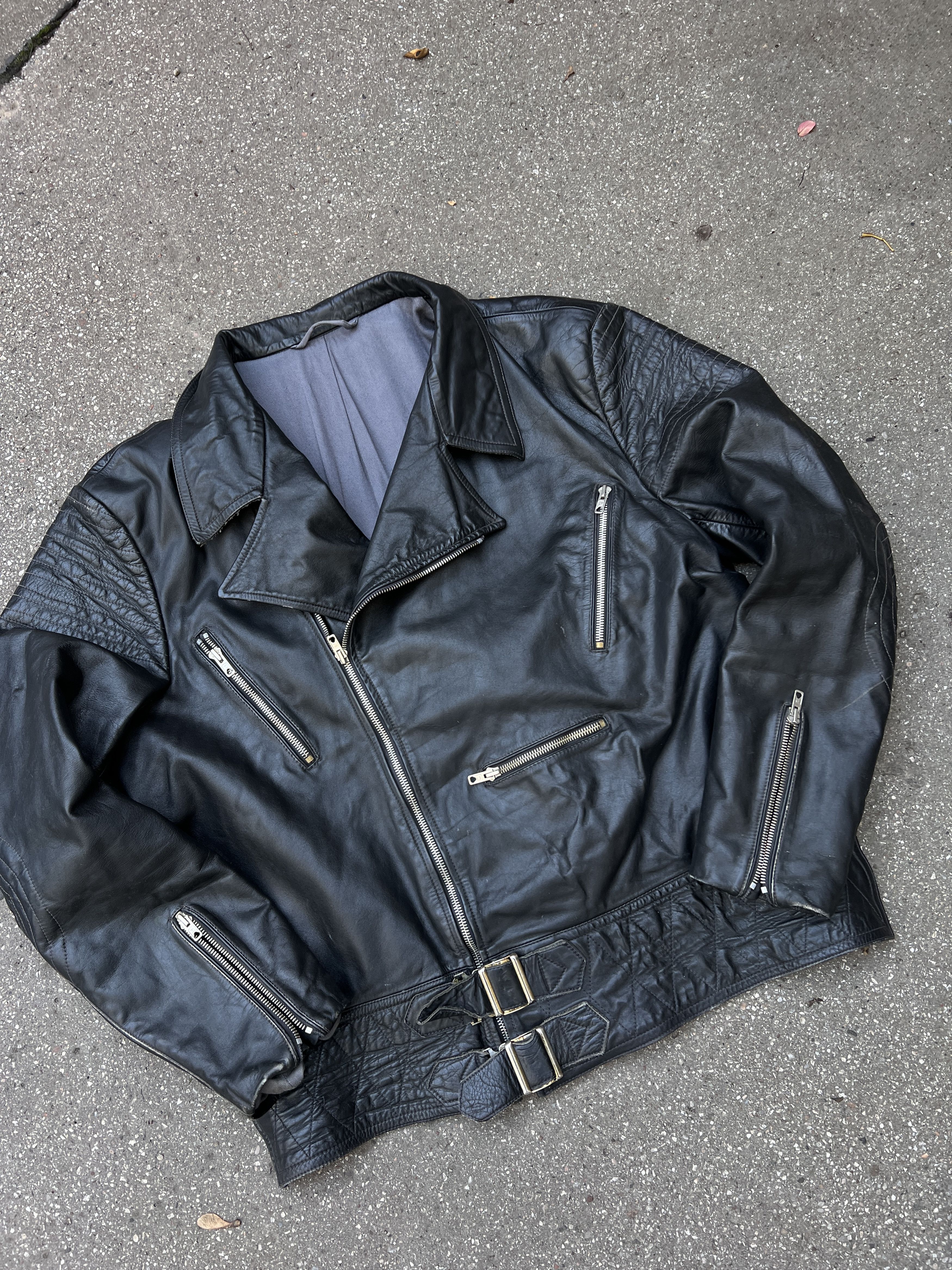 Hysteric Glamour Vintage leather jacket rick owens balenciaga LGB style y2k Size US L / EU 52-54 / 3 - 9 Thumbnail