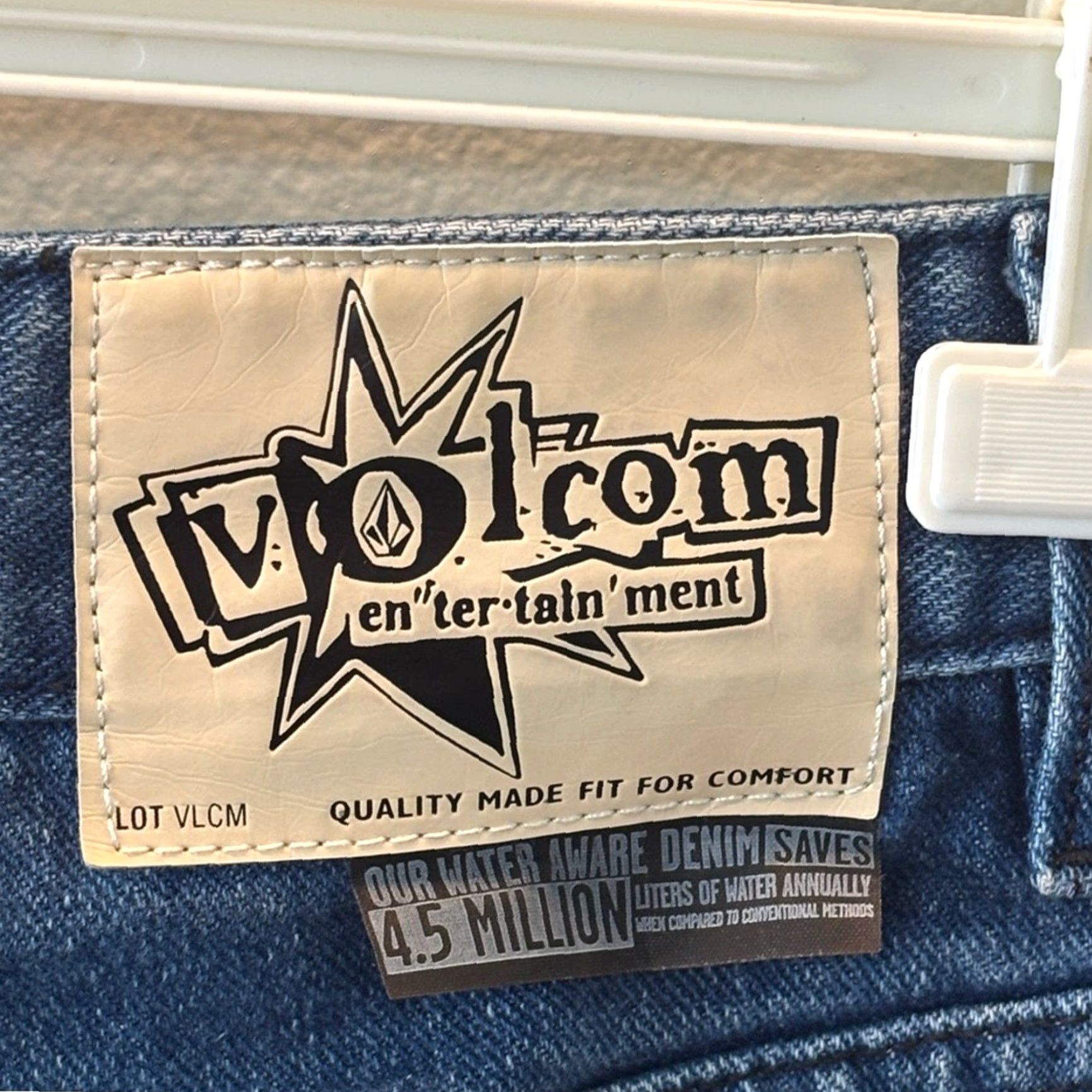 Volcom VINTAGE Volcom x Noa Deane Entertainment Denim Jeans 34x26 Cropped Loose Tapered Size US 35 - 5 Thumbnail