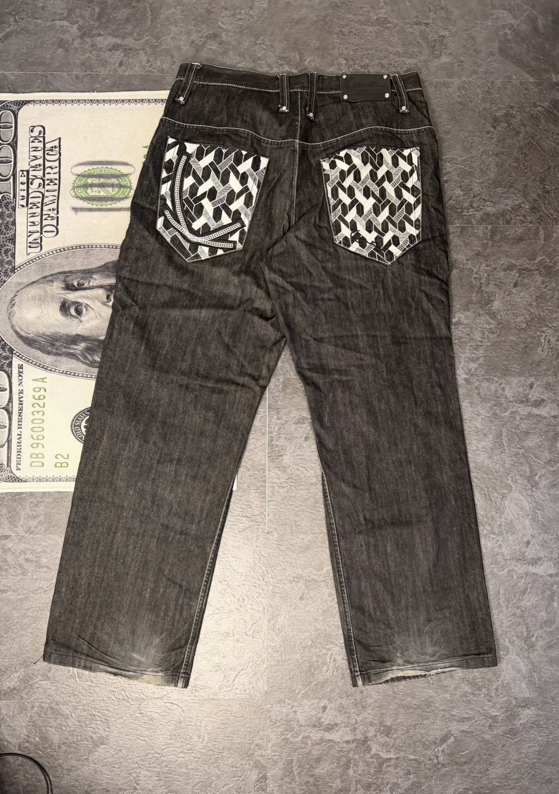 Karl Kani Vintage Karl Kani jeans,sk8 streetwear y2k japan style Size US 38 / EU 54 - 1 Thumbnail