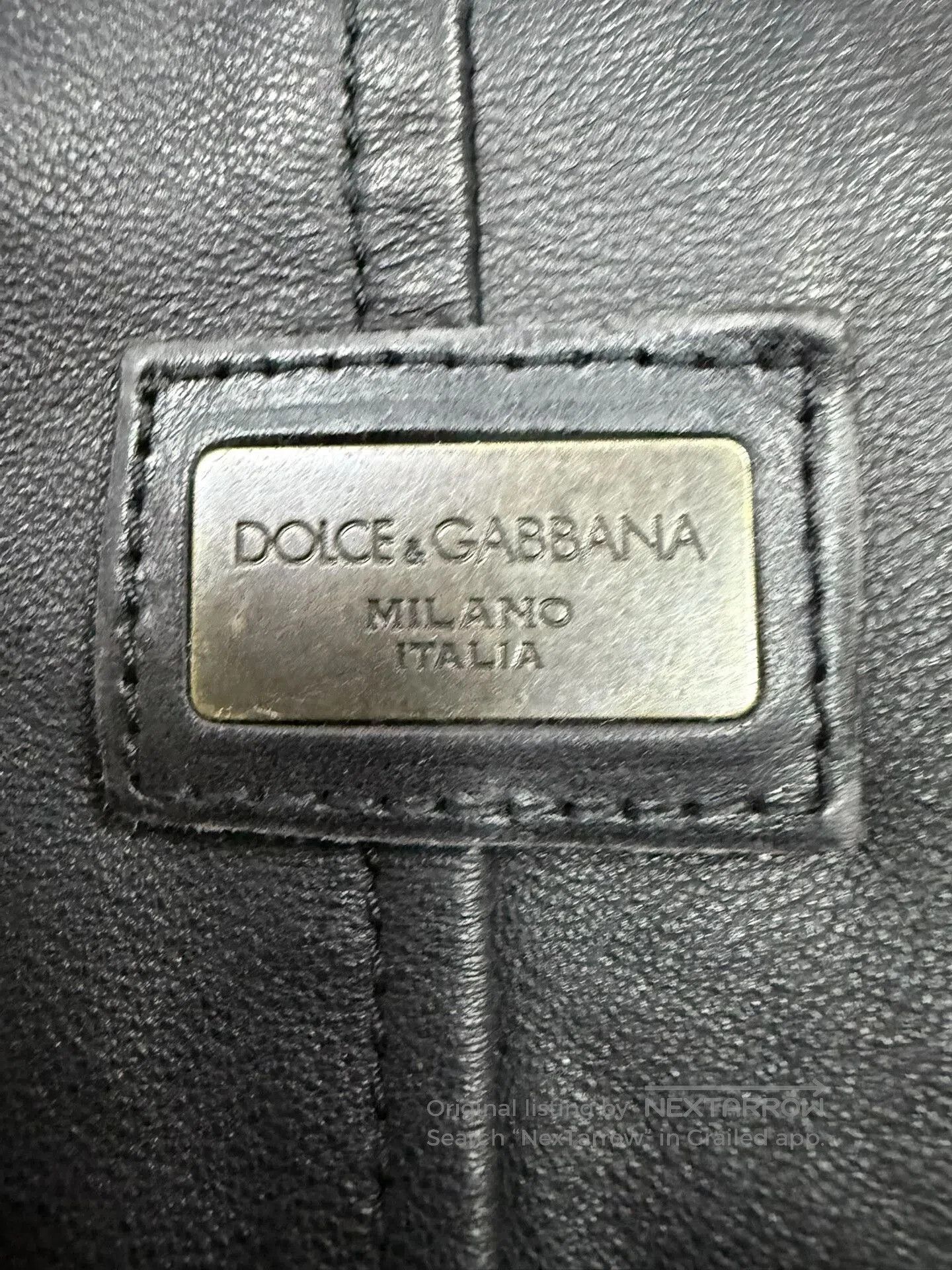 Dolce & Gabbana Dolce & Gabbana Men's Leather Jacket. Size US M / EU 48-50 / 2 - 7 Thumbnail