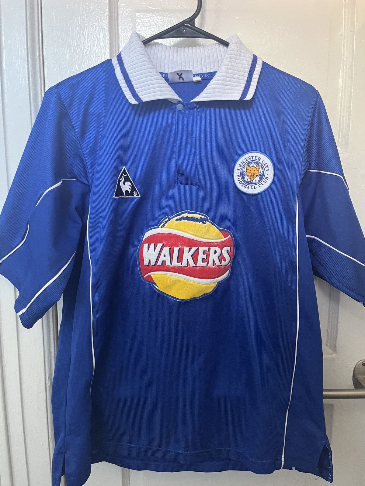 Le Coq Sportif × Vintage RARE Roberto Mancini - Leicester City Home Jersey 2000/2001 Size US M / EU 48-50 / 2 - 2 Thumbnail