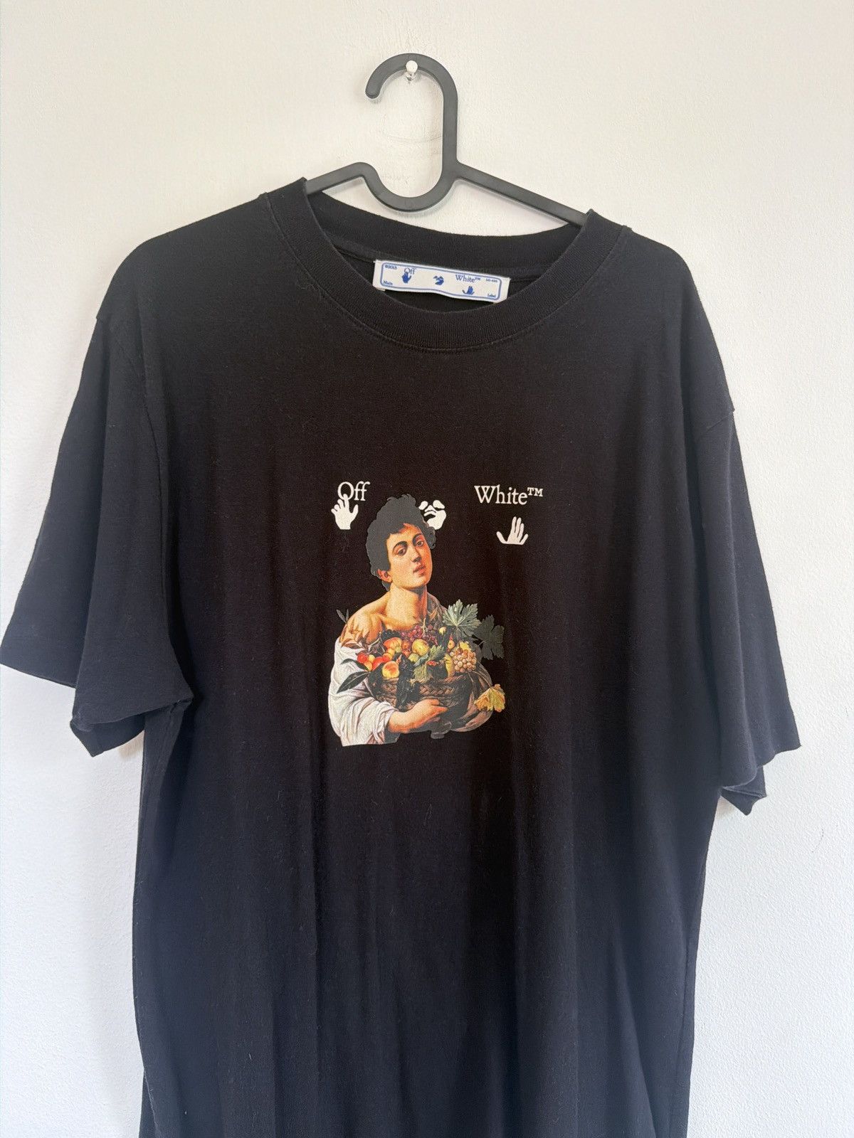 Off-White Off white Caravaggio Boy TEE Size US L / EU 52-54 / 3 - 3 Thumbnail