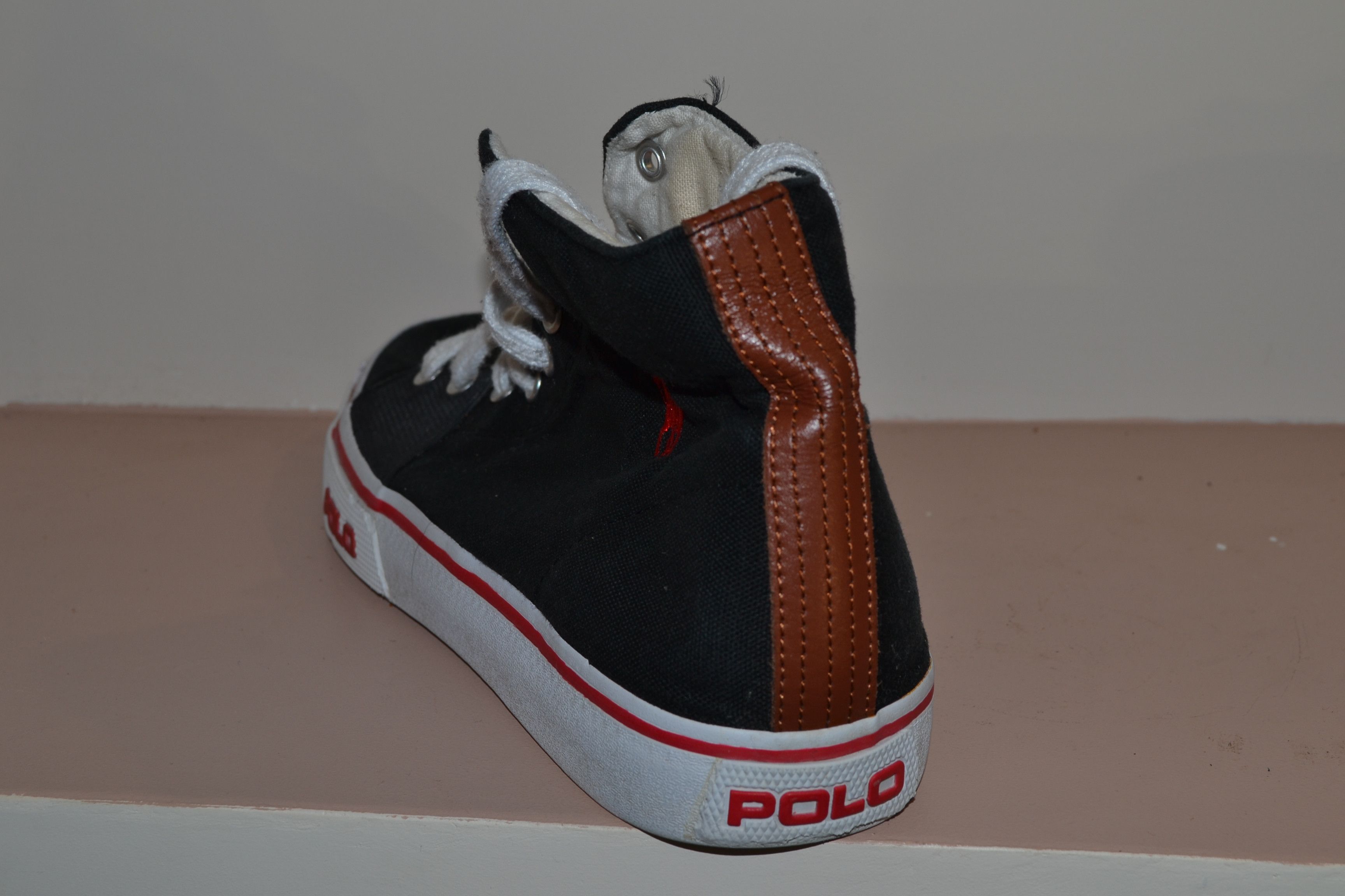 Polo Ralph Lauren Vintage Polo Ralph Lauren Cantor High Top Sneakers Size US 10.5 / EU 43-44 - 3 Thumbnail