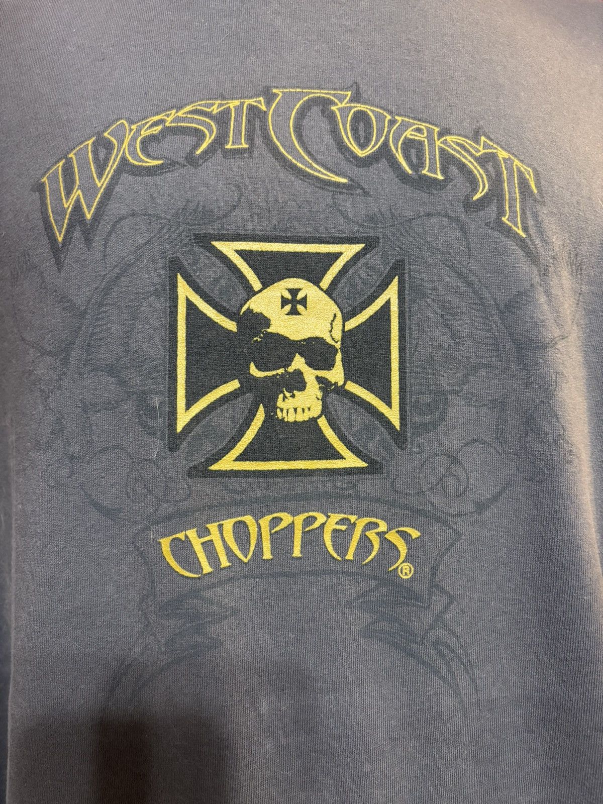 West Coast Choppers Vintage West Coast Choppers Long Sleeve Y2K Biker Tee Grail Size US XXL / EU 58 / 5 - 4 Thumbnail