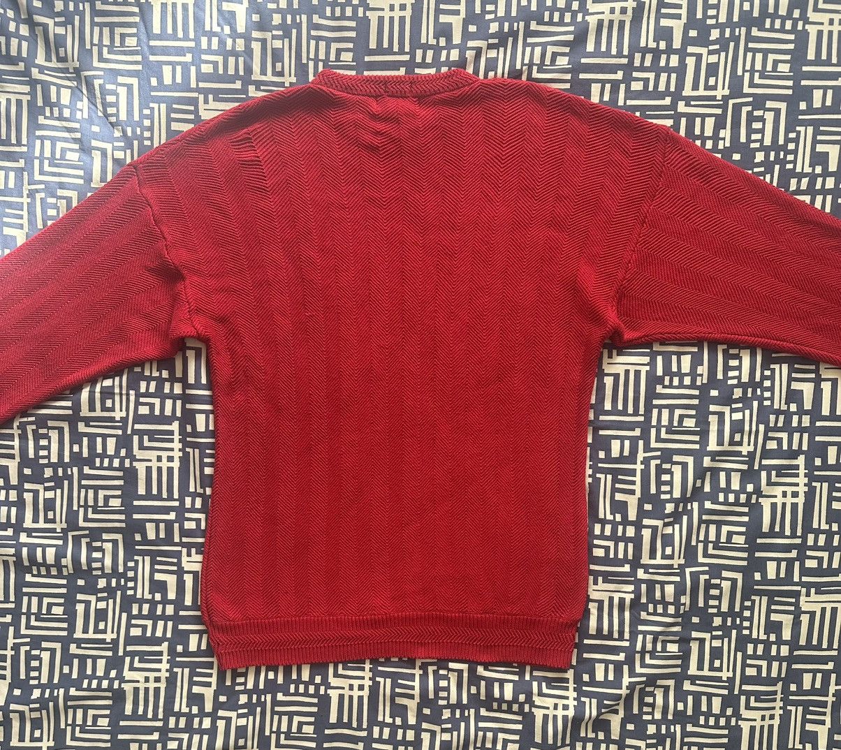 Chaps Ralph Lauren Vintage Chaps Ralph Lauren Sweater Red Knit Hand Framed 90s Size US XL / EU 56 / 4 - 3 Thumbnail