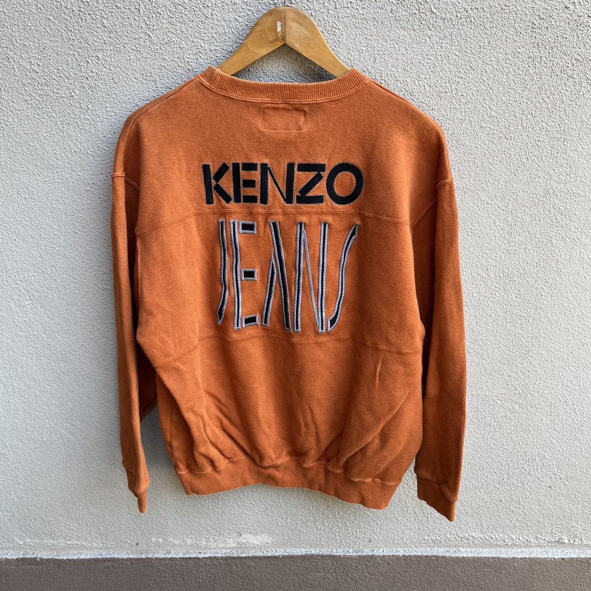 Kenzo KENZO jeans biglogo embroidered crewneck Size US M / EU 48-50 / 2 - 1 Thumbnail
