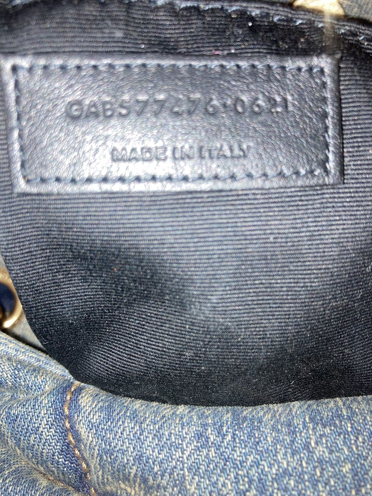 Saint Laurent Paris Vintage Saint Laurent Medium Puffer Denim Bag Size ONE SIZE - 6 Thumbnail