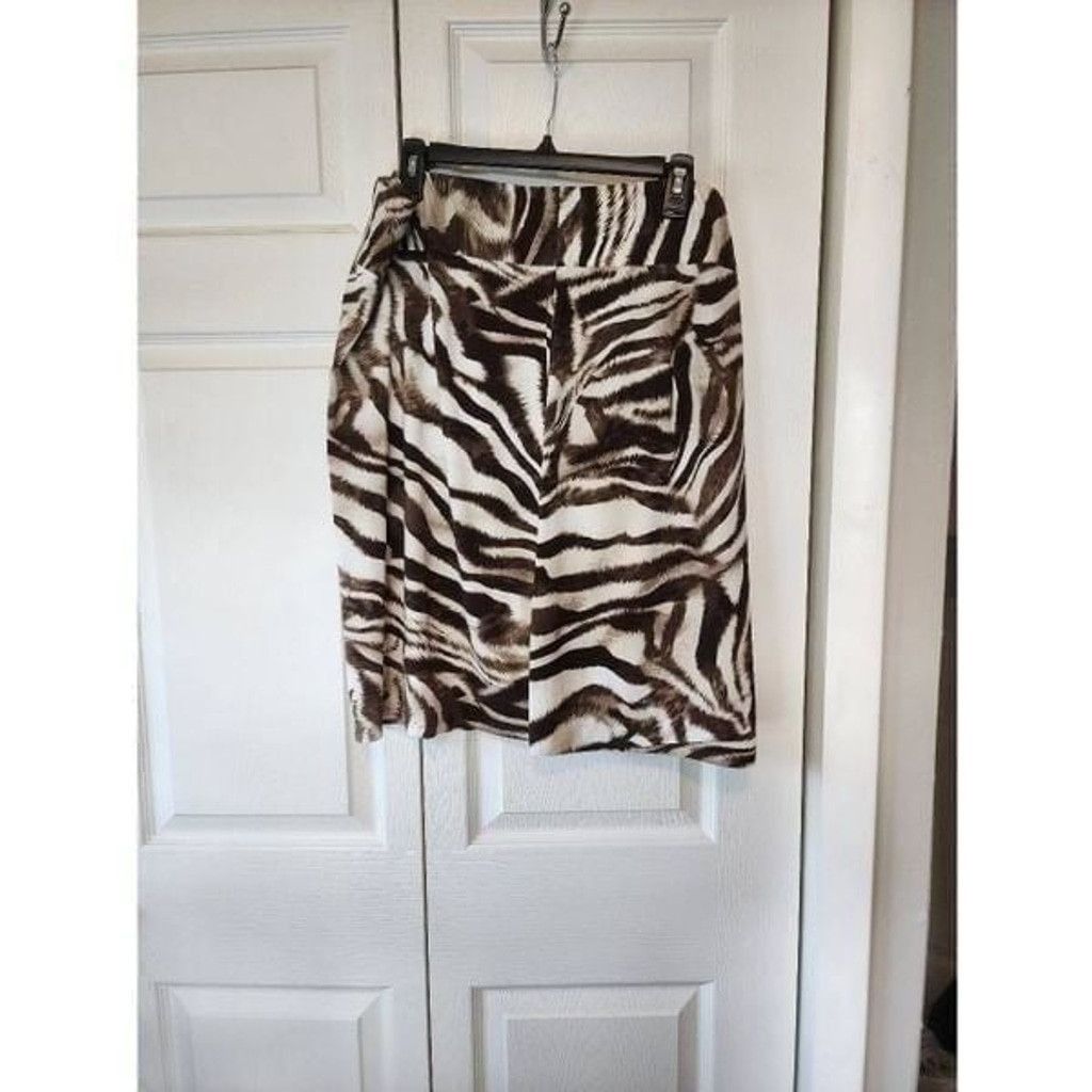 Chicos Chico's Animal Print Skirt Size 36" / US 14 / IT 50 - 1 Thumbnail