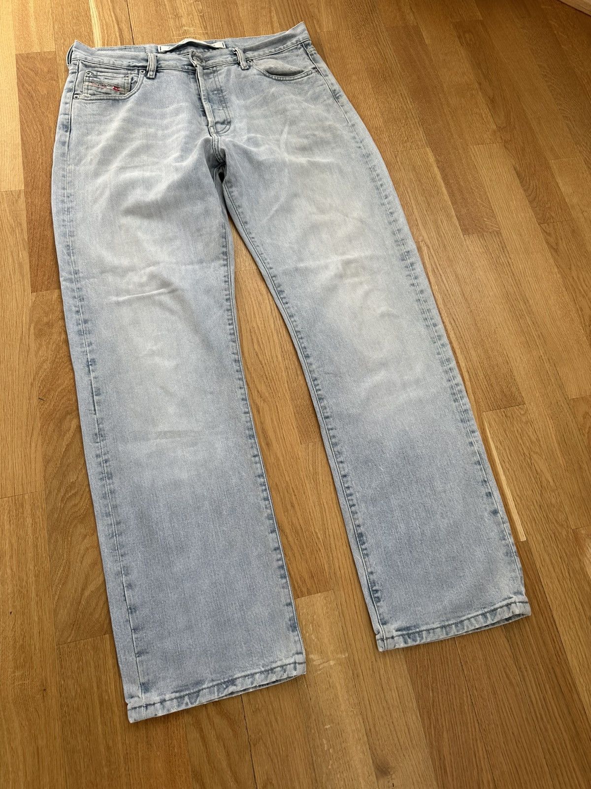Diesel Made in Italy Baggy Diesel Light Denim Jeans Y2J Size US 34 / EU 50 - 6 Thumbnail