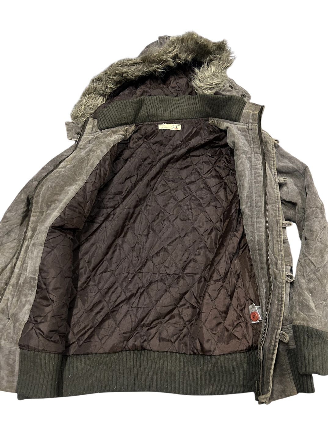 Japanese Brand SM2 INTIMATE MULTI POCKET LGB STYLE FAUX FUR HOODIE JACKET Size US M / EU 48-50 / 2 - 6 Thumbnail