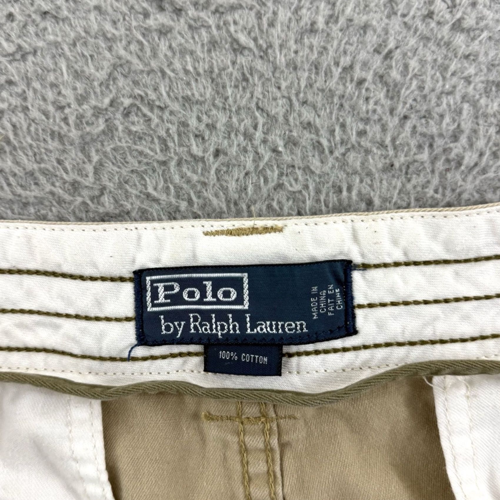 Ralph Lauren VINTAGE Polo Ralph Lauren Cargo Shorts Men’s 36 Beige Chino Khaki Zip Y2K Size US M / EU 48-50 / 2 - 6 Thumbnail
