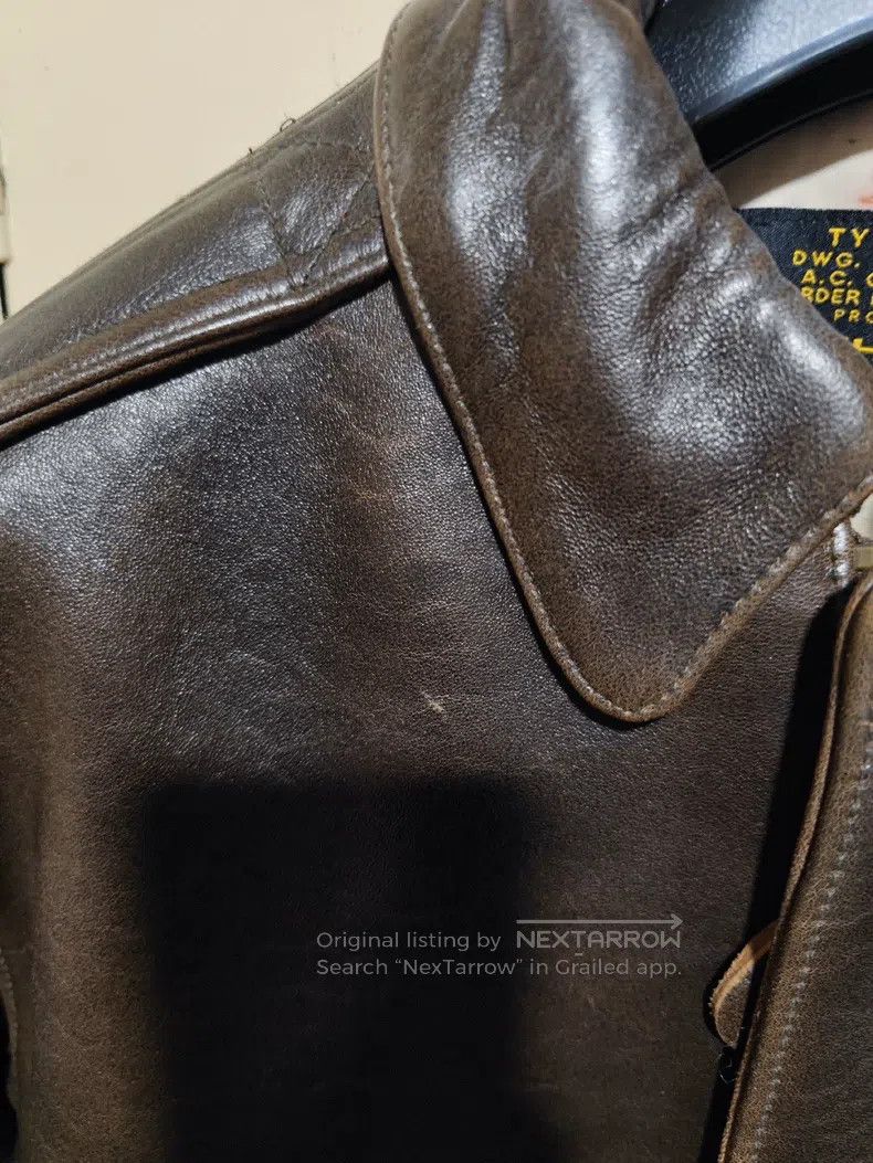 Schott Schott A2 Flight Leather Jacket Leather Jacket Size US S / EU 44-46 / 1 - 4 Thumbnail