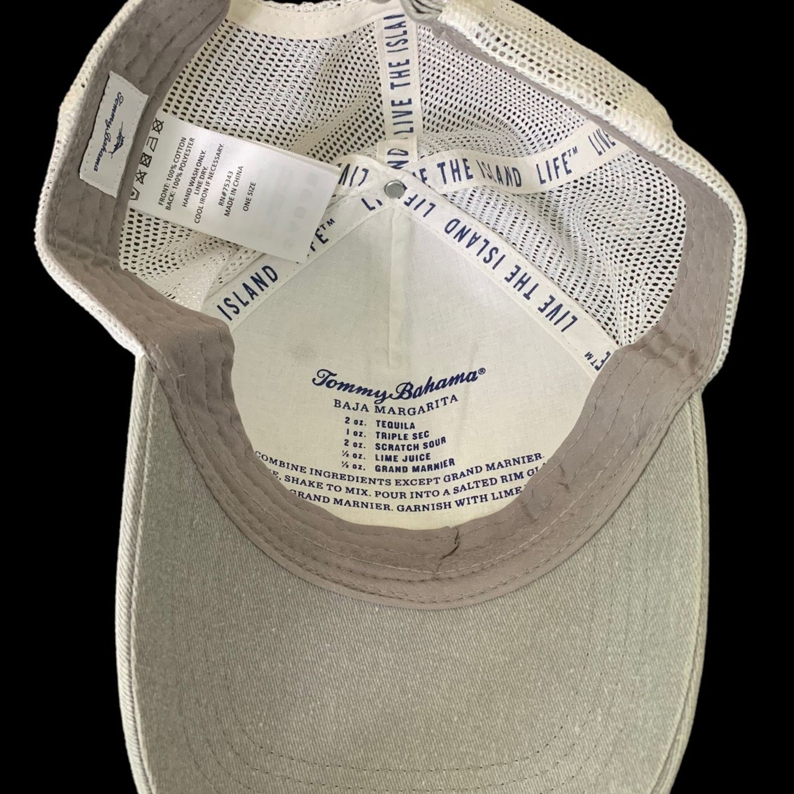 Tommy Bahama Tommy Bahama Baja Margarita Trucker Hat Adjustable one size Size ONE SIZE - 6 Thumbnail