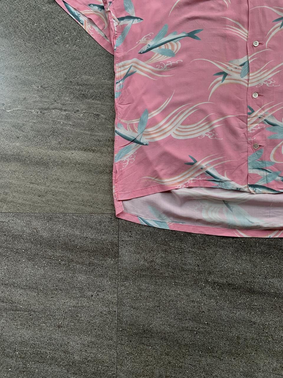 Yohji Yamamoto FREE TAX! Fish Hawaiian Relaxed Shirt Size US M / EU 48-50 / 2 - 3 Thumbnail