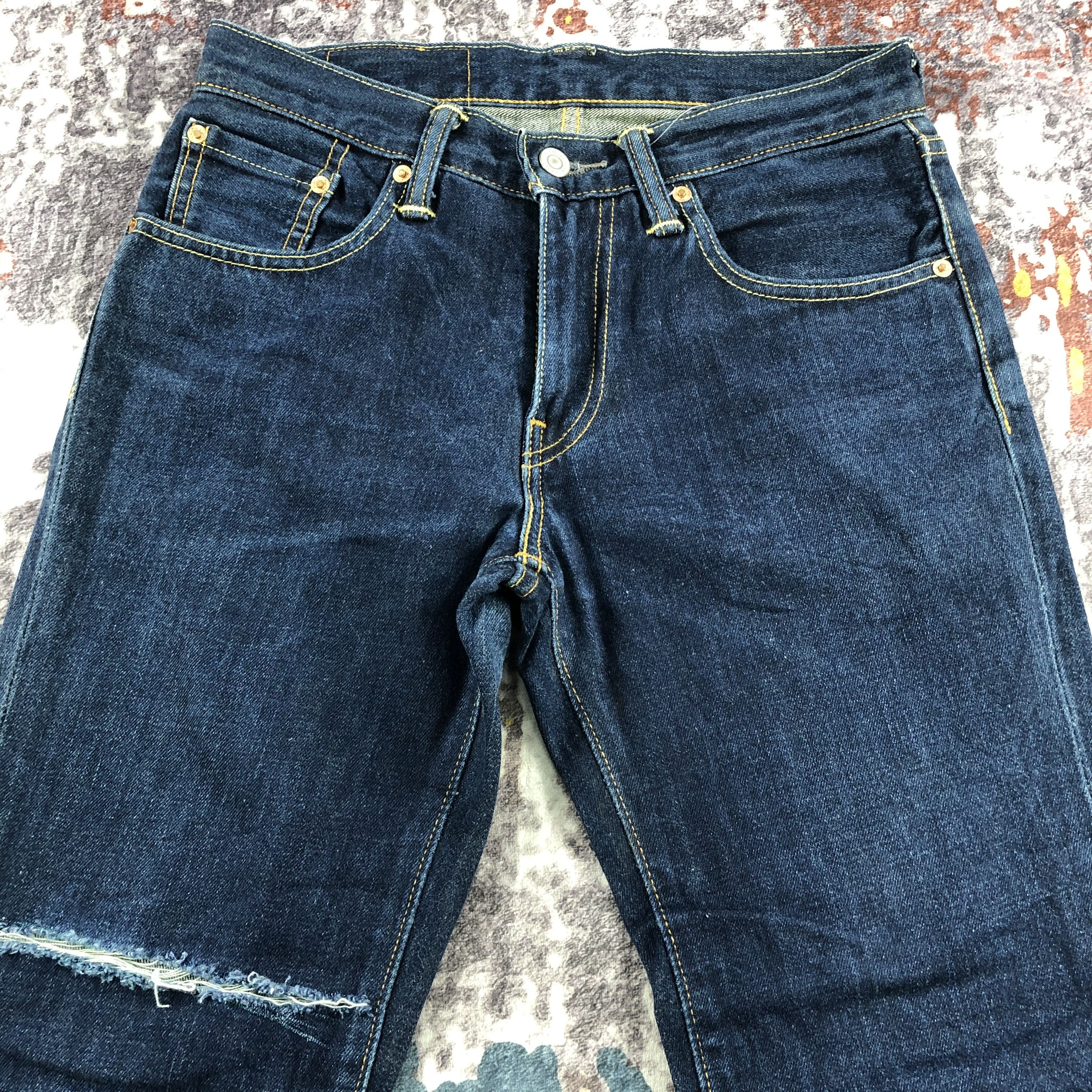 Levi's × Vintage Vintage Blue Wash Levis 502 Jeans-JM2575 Size US 29 - 3 Thumbnail