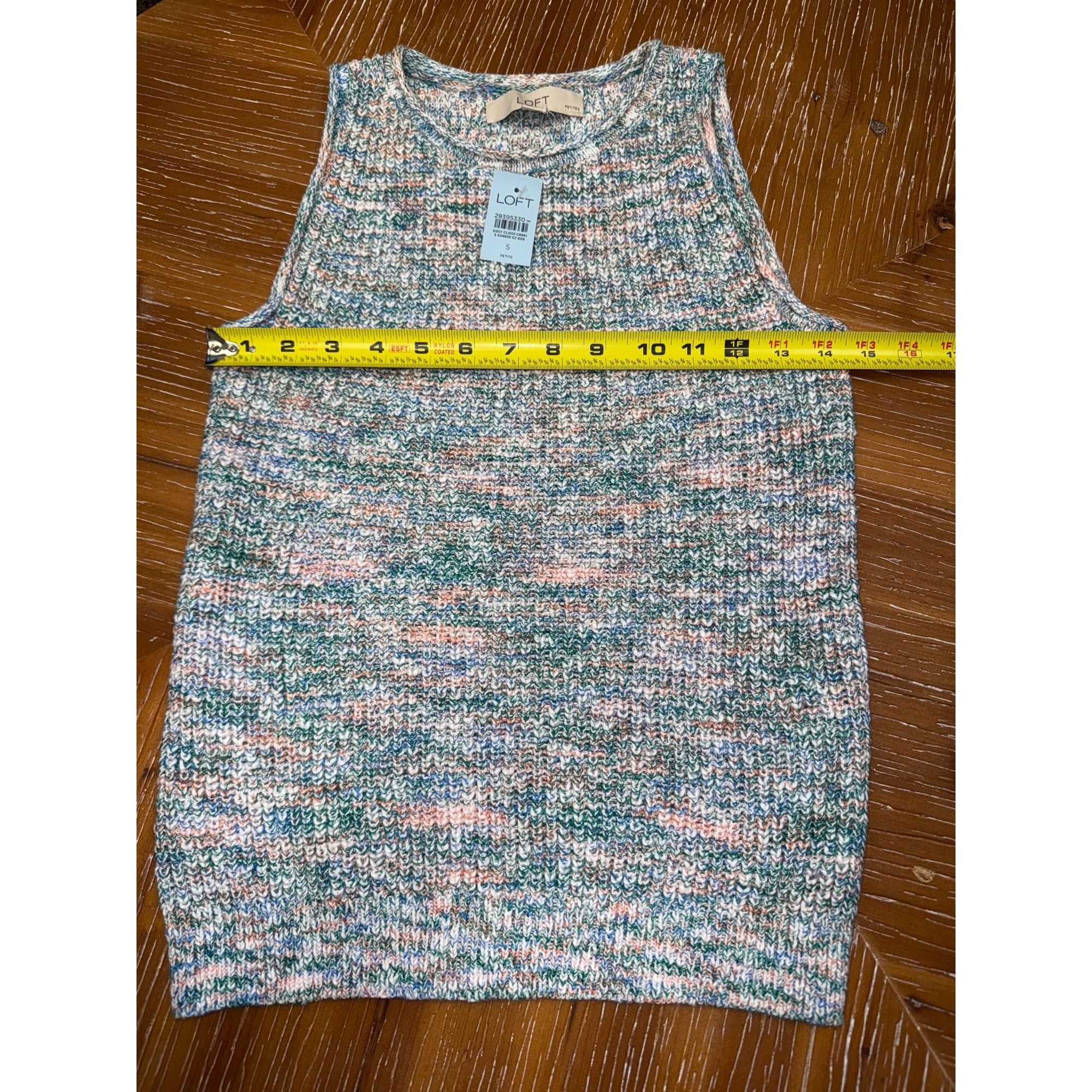 Loft Loft Multicolor Knit Tank Top Sleeveless Lightweight Size PS Size S / US 4 / IT 40 - 5 Thumbnail