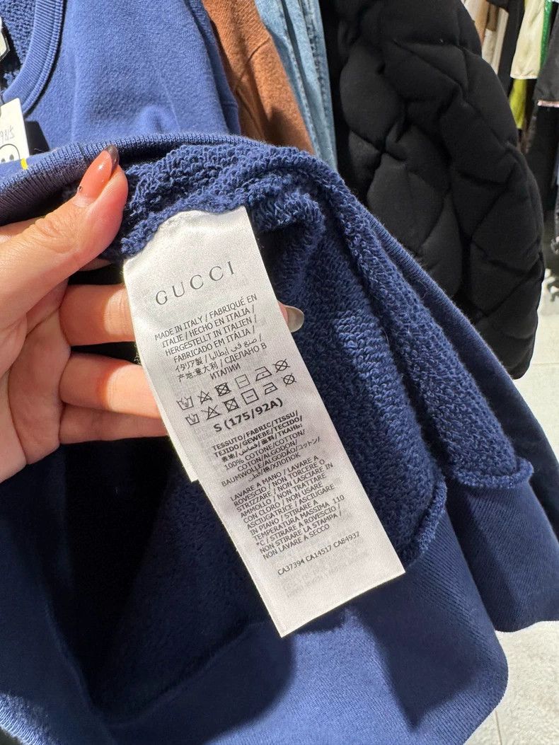 Gucci GucciYellow and blue contrast color double G logo sweatshir Size US S / EU 44-46 / 1 - 4 Thumbnail