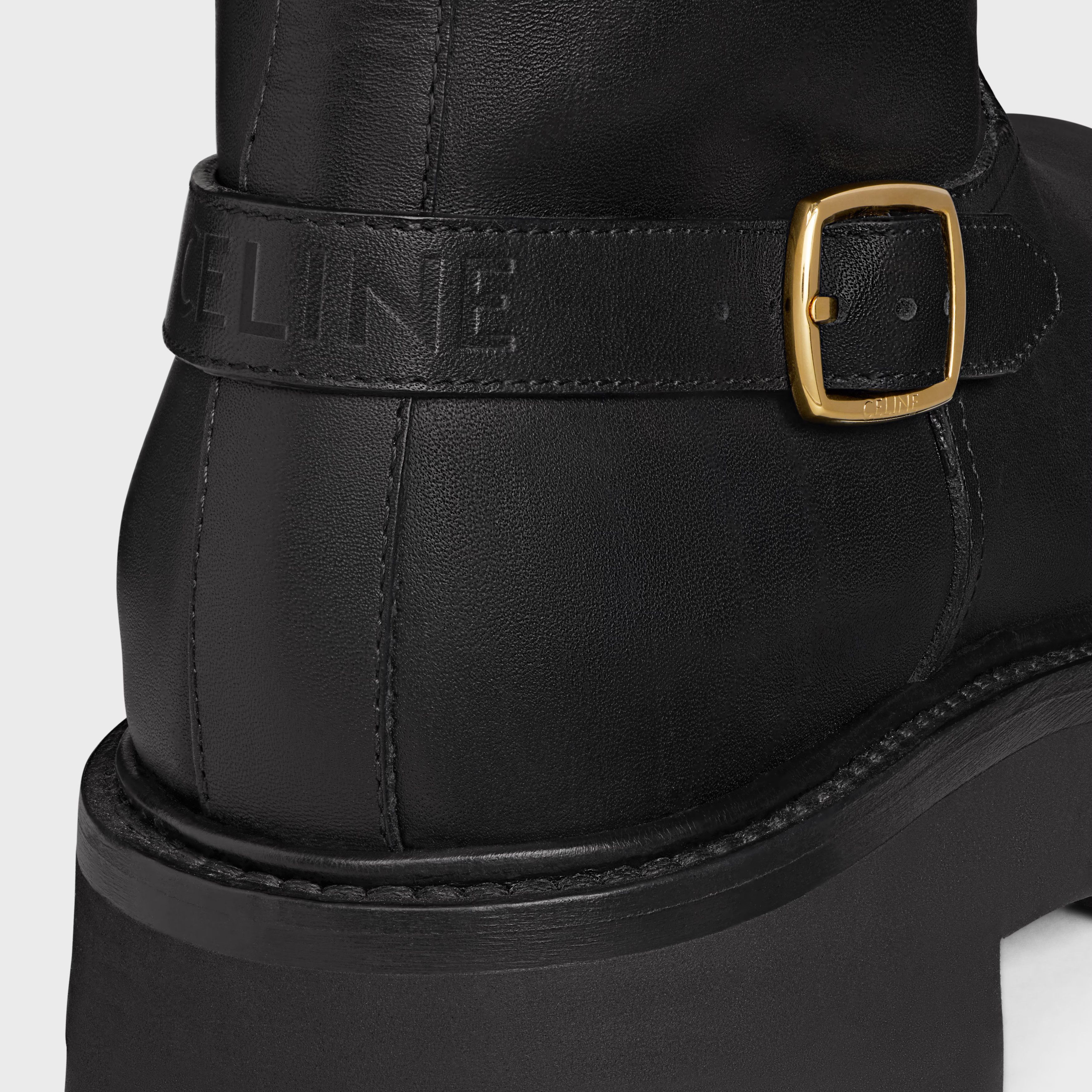 Celine o1bcso1str0925 361893554C Calfskin Bulky Hi Boots in Black Size US 6 / IT 36 - 2 Thumbnail