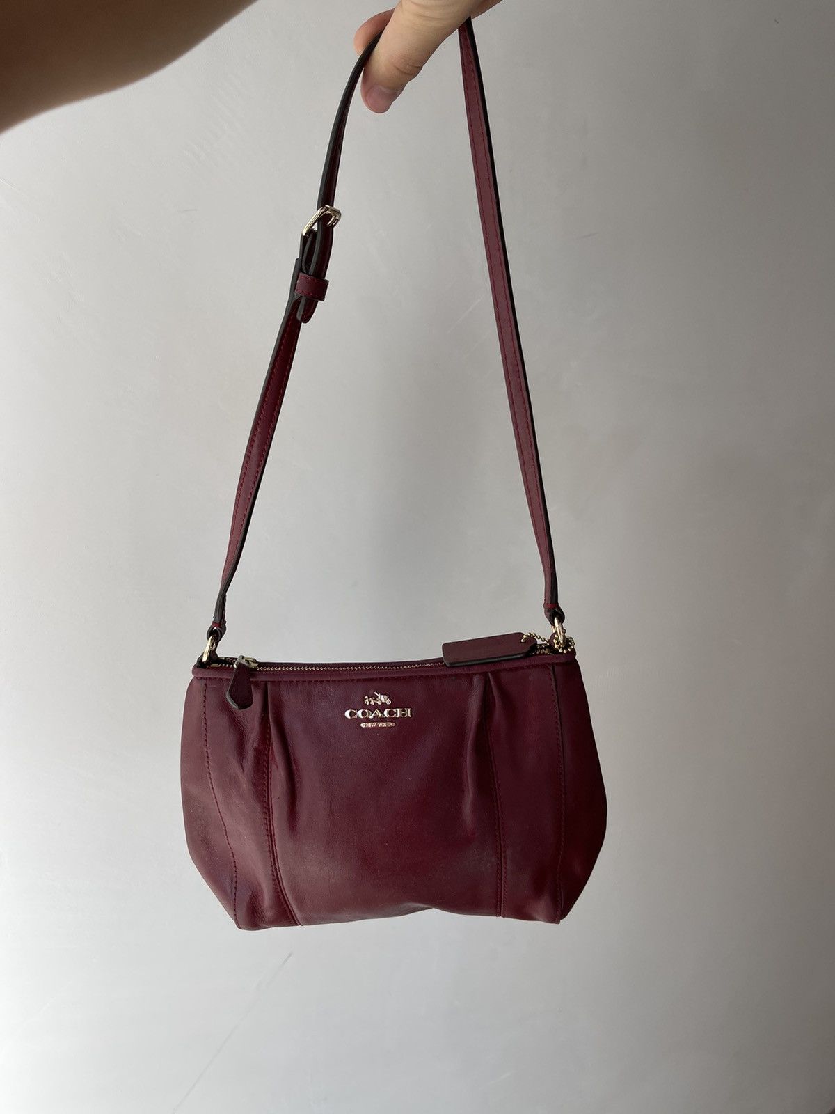 Coach Coach Crimson Collette Crossbody Bag red leather Size ONE SIZE - 1 Thumbnail